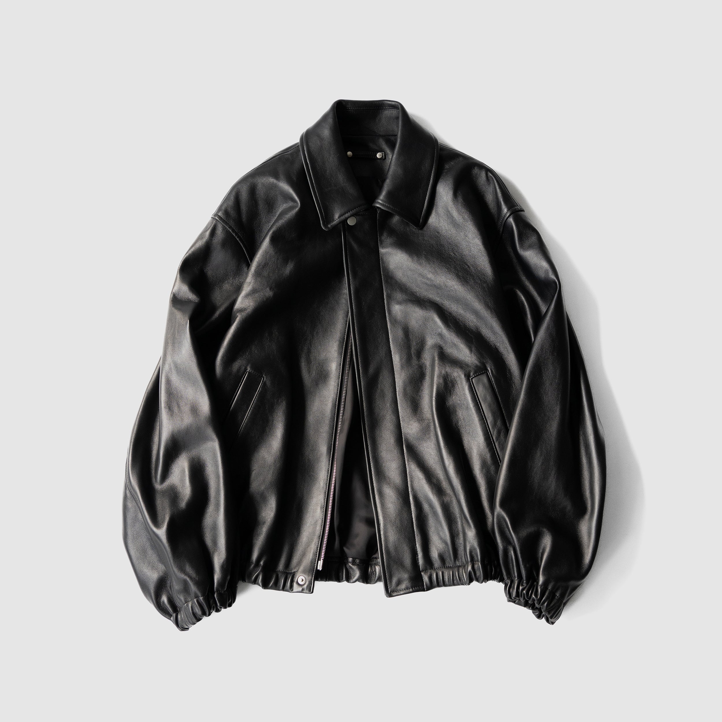 アストリット様 ssstein(シュタイン)/ SHEEP LEATHER ZIP SHORT JACKET 