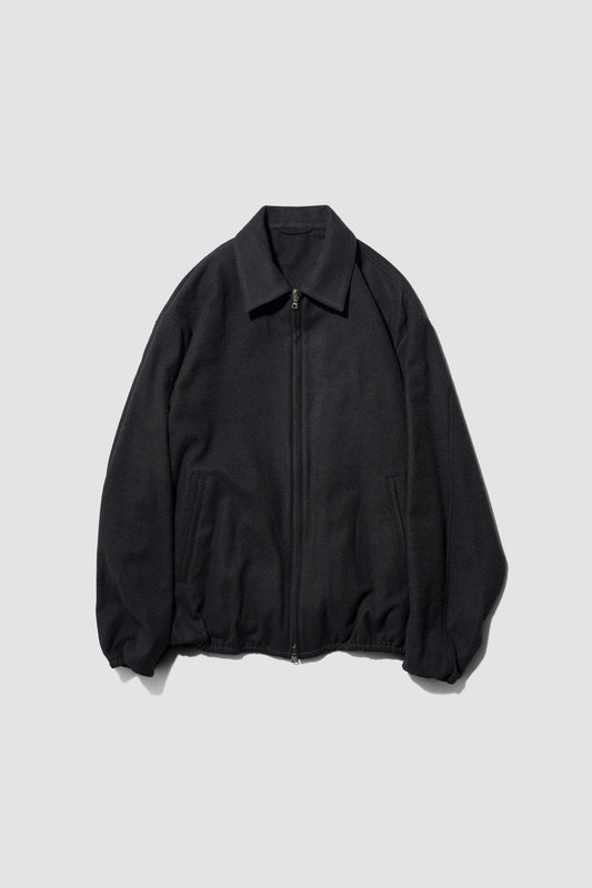 ssstein/ W/CA FLEECE LIGHT ZIP JACKET "BLACK"