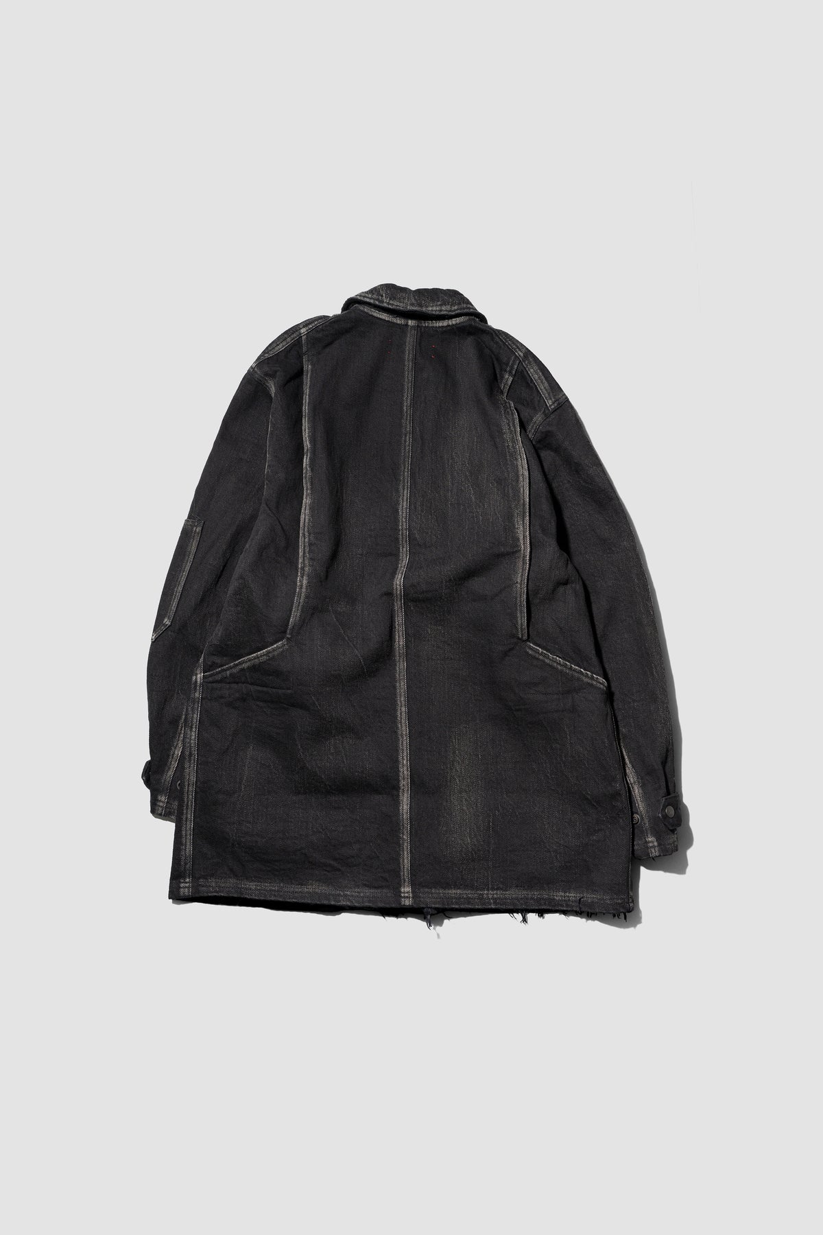 barbell object / denim coverall - ag "aging"