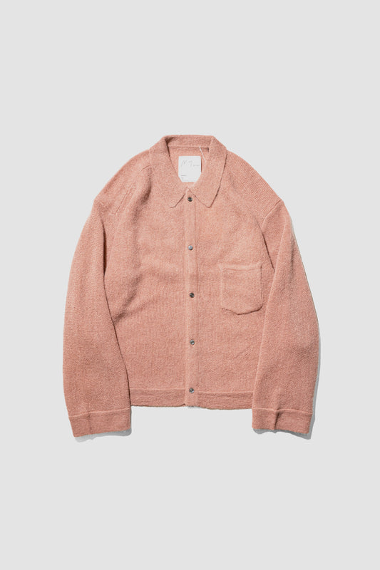 ANCELLM / KNIT SHIRT "PINK"
