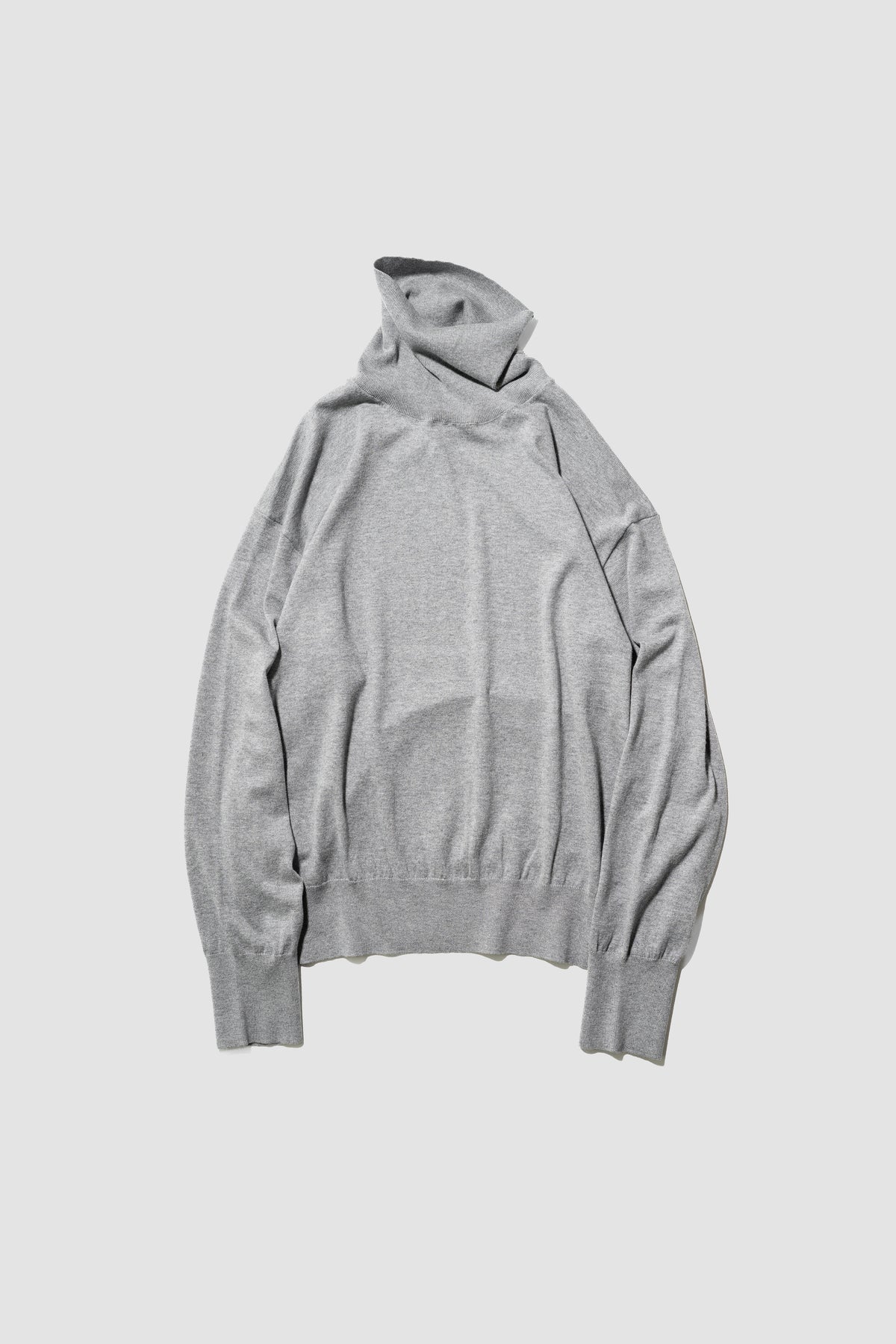 Afiit / COTTON CASHMERE TURTLE LS "GRAY"
