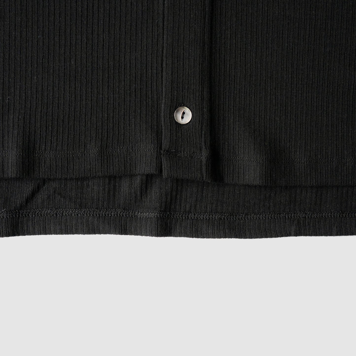 ANCELLM / CAS/SIL KIMONO KNIT SHIRT "BLACK"