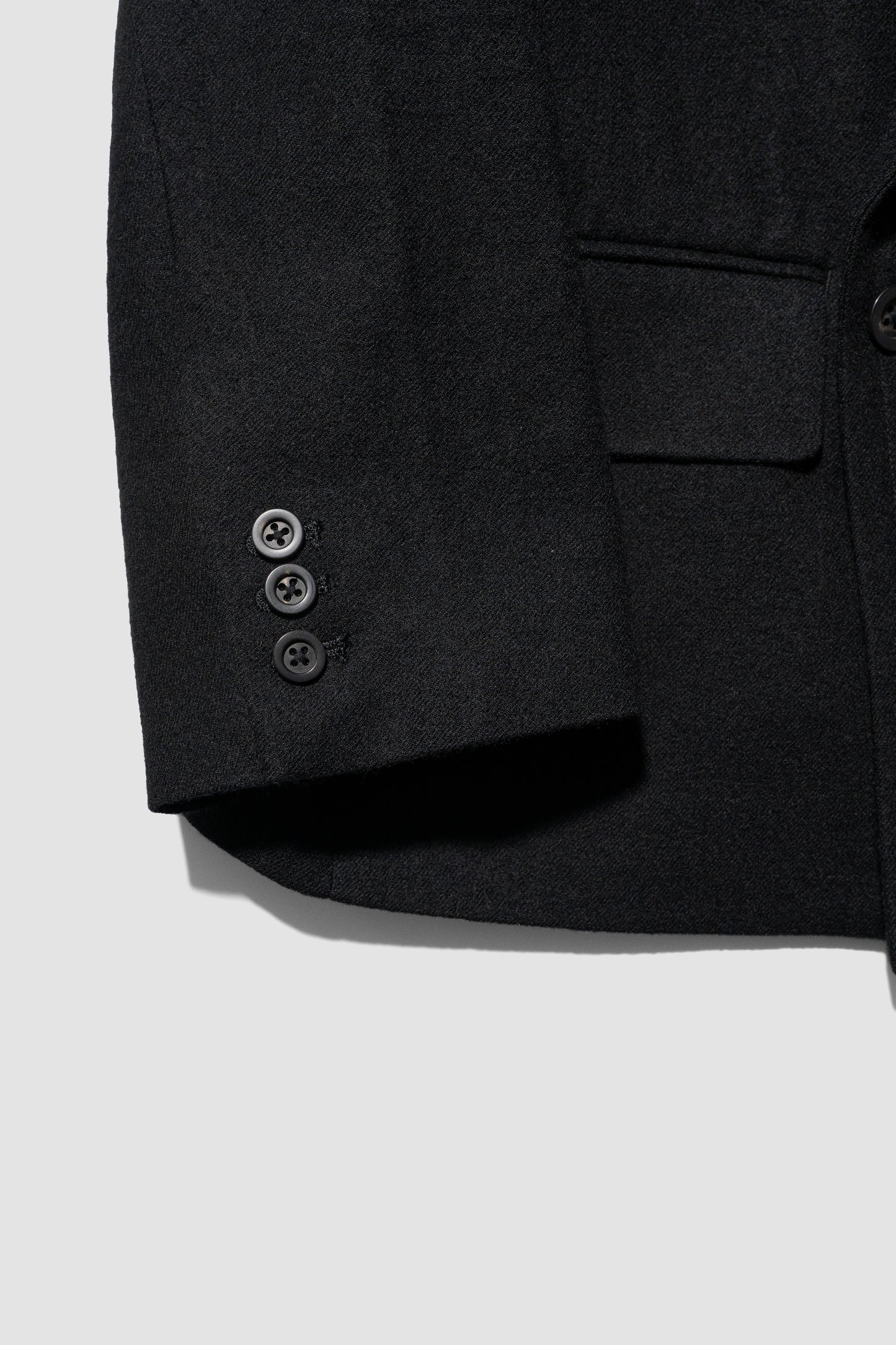 ANCELLM / DOUBLE TAILORED JACKET "BLACK"