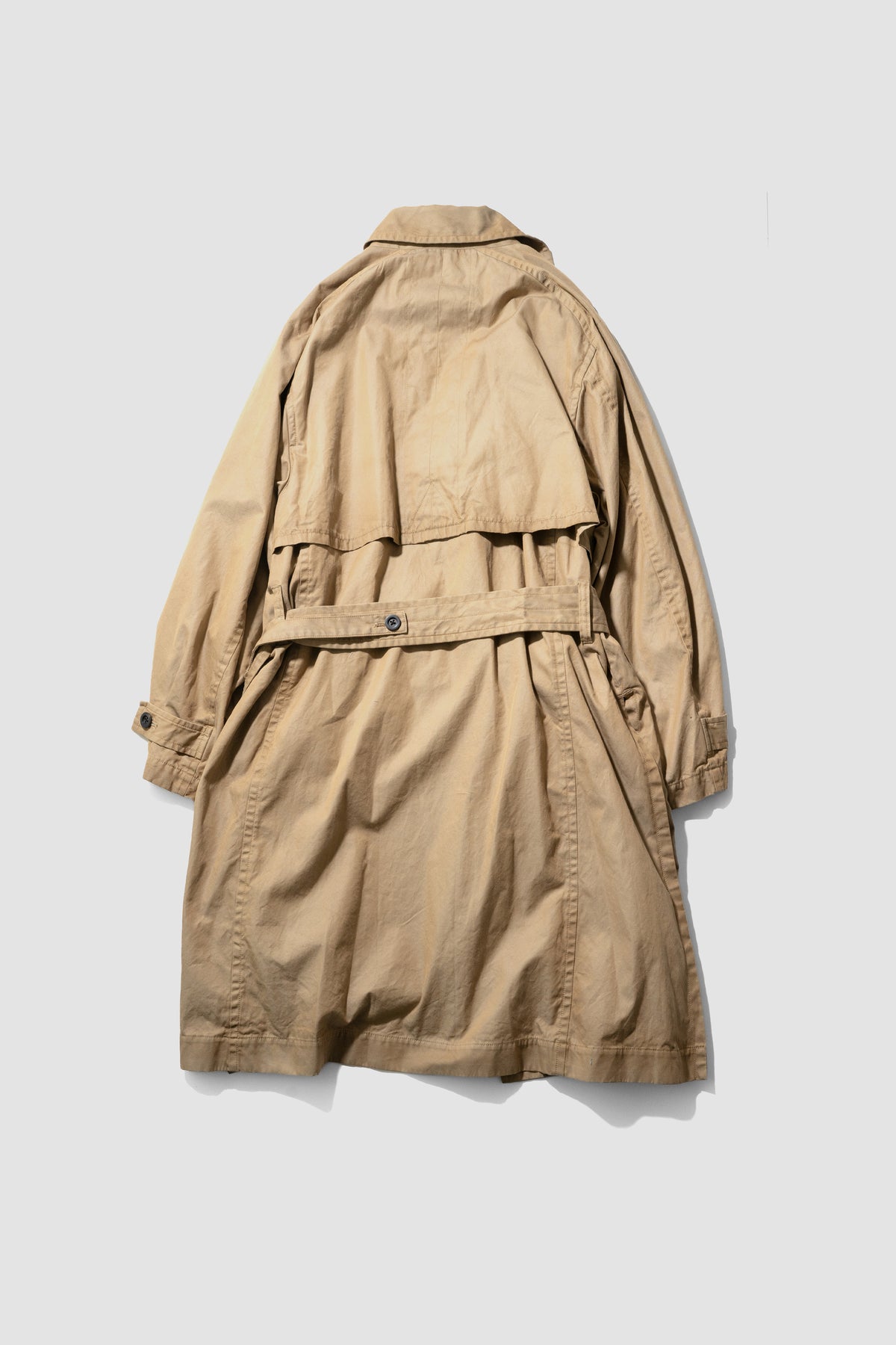 ANCELLM / AGING COTTON M.C COAT "BEIGE"