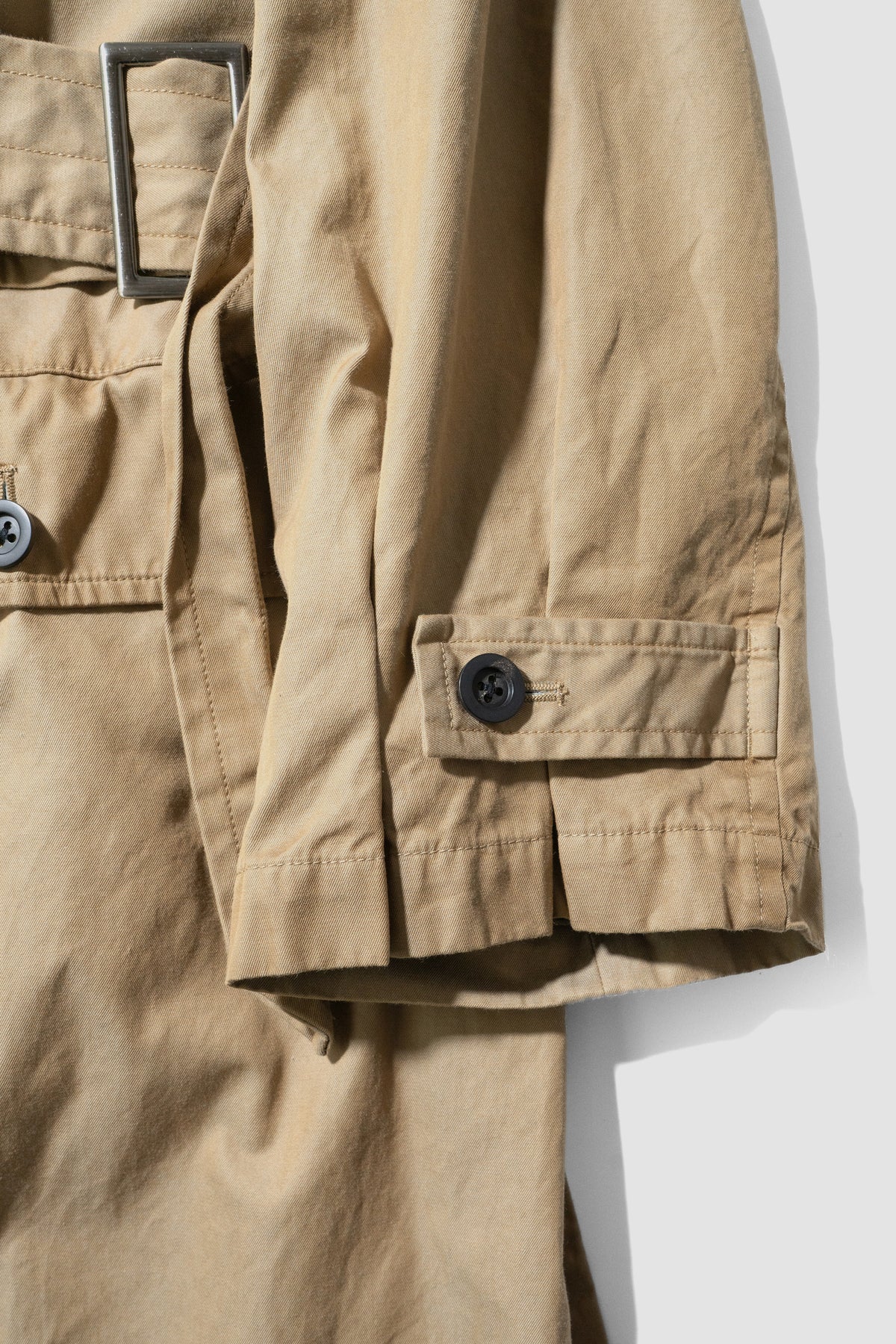 ANCELLM / AGING COTTON M.C COAT "BEIGE"