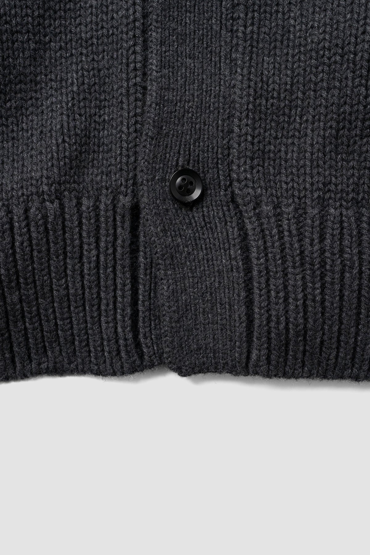Afiit / CREW NECK CARDIGAN  "CHARCOAL"