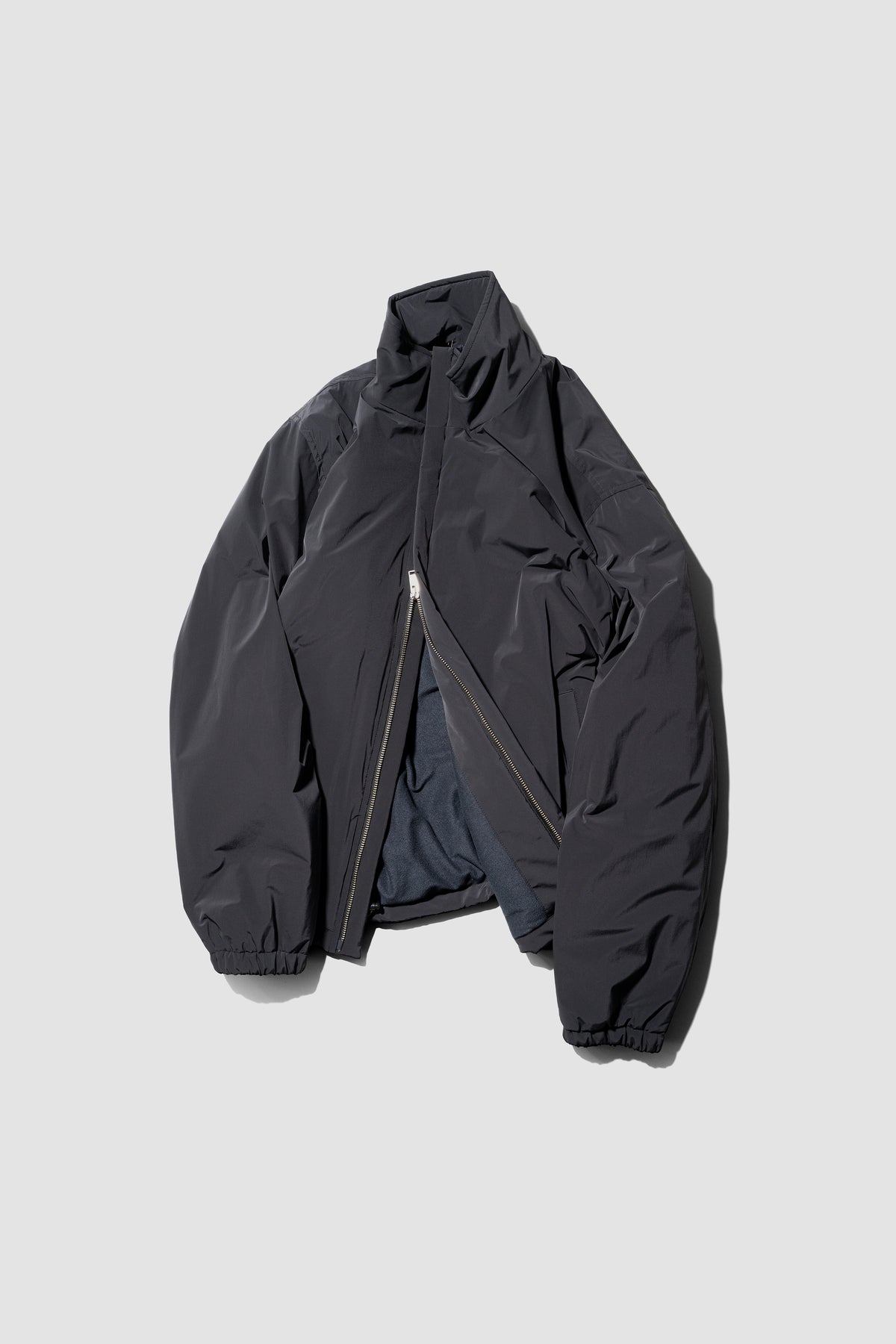 YOKE/ Nylon Puffer Stand Blouson "Black"
