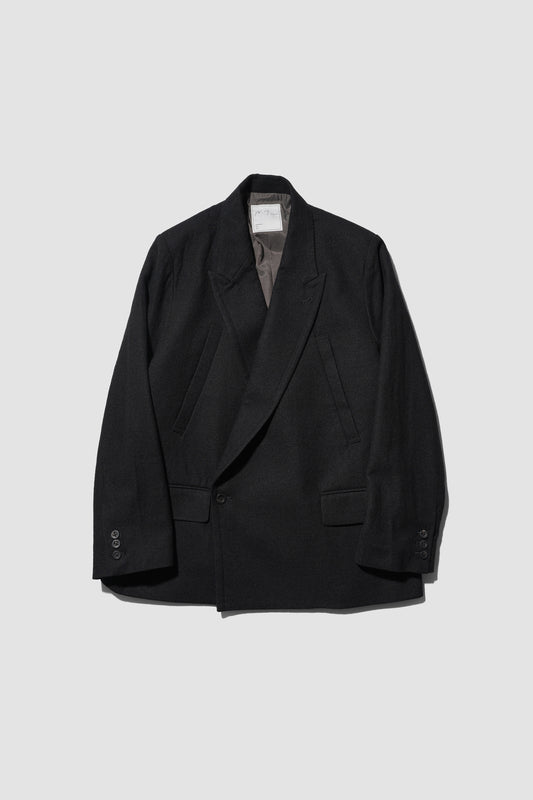 ANCELLM / DOUBLE TAILORED JACKET "BLACK"