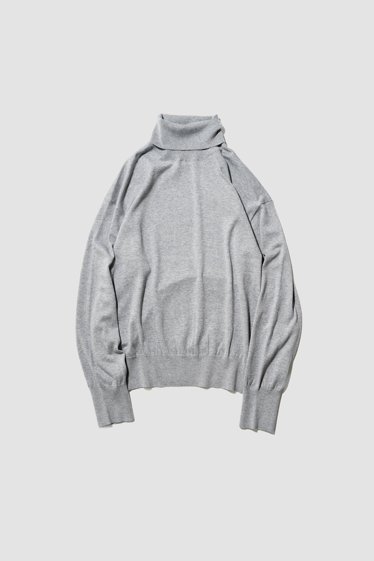 Afiit / COTTON CASHMERE TURTLE LS "GRAY"