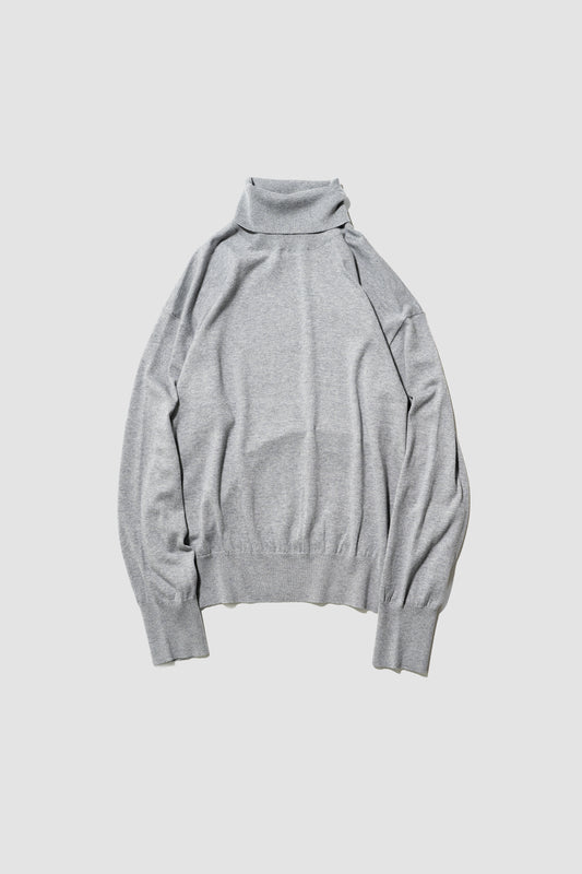 Afiit / COTTON CASHMERE TURTLE LS "GRAY"