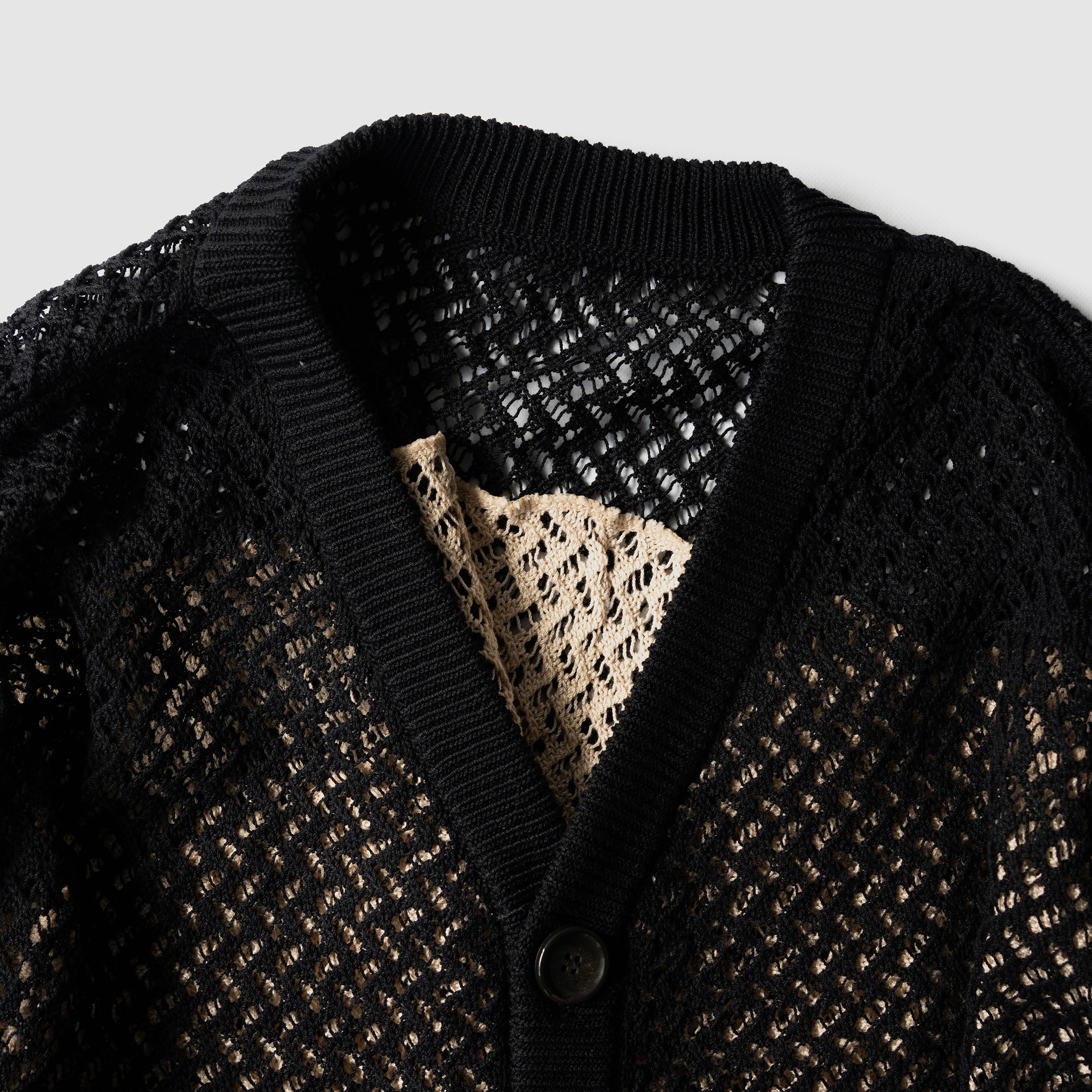 コウタ グシケン KOTAGUSHIKEN 日本製 ロングカーディガン 2サイズ Kota Gushiken(コウタグシケン)/ Inside Out 2 Layers Cardigan 
