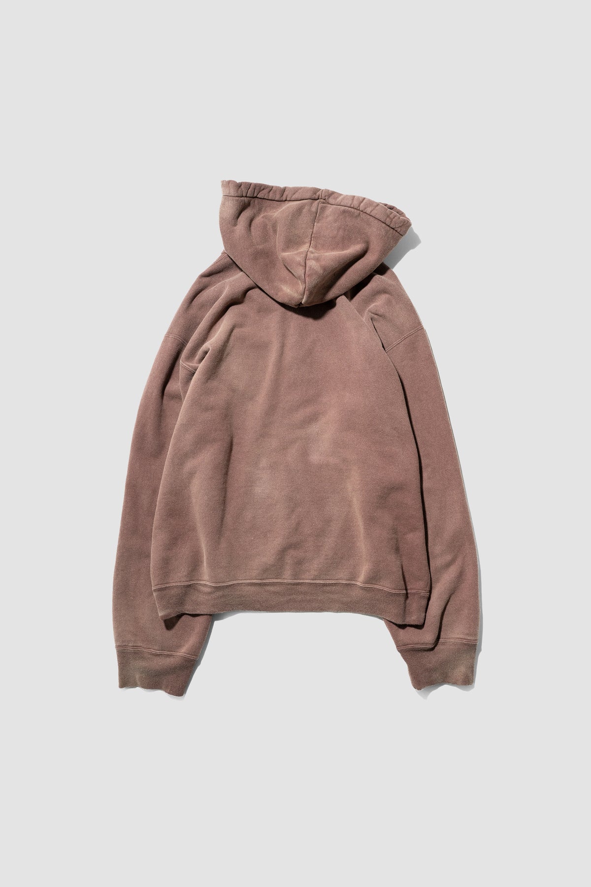 ANCELLM / FLEECE-LINED SWEAT HOODIE "MARRON"