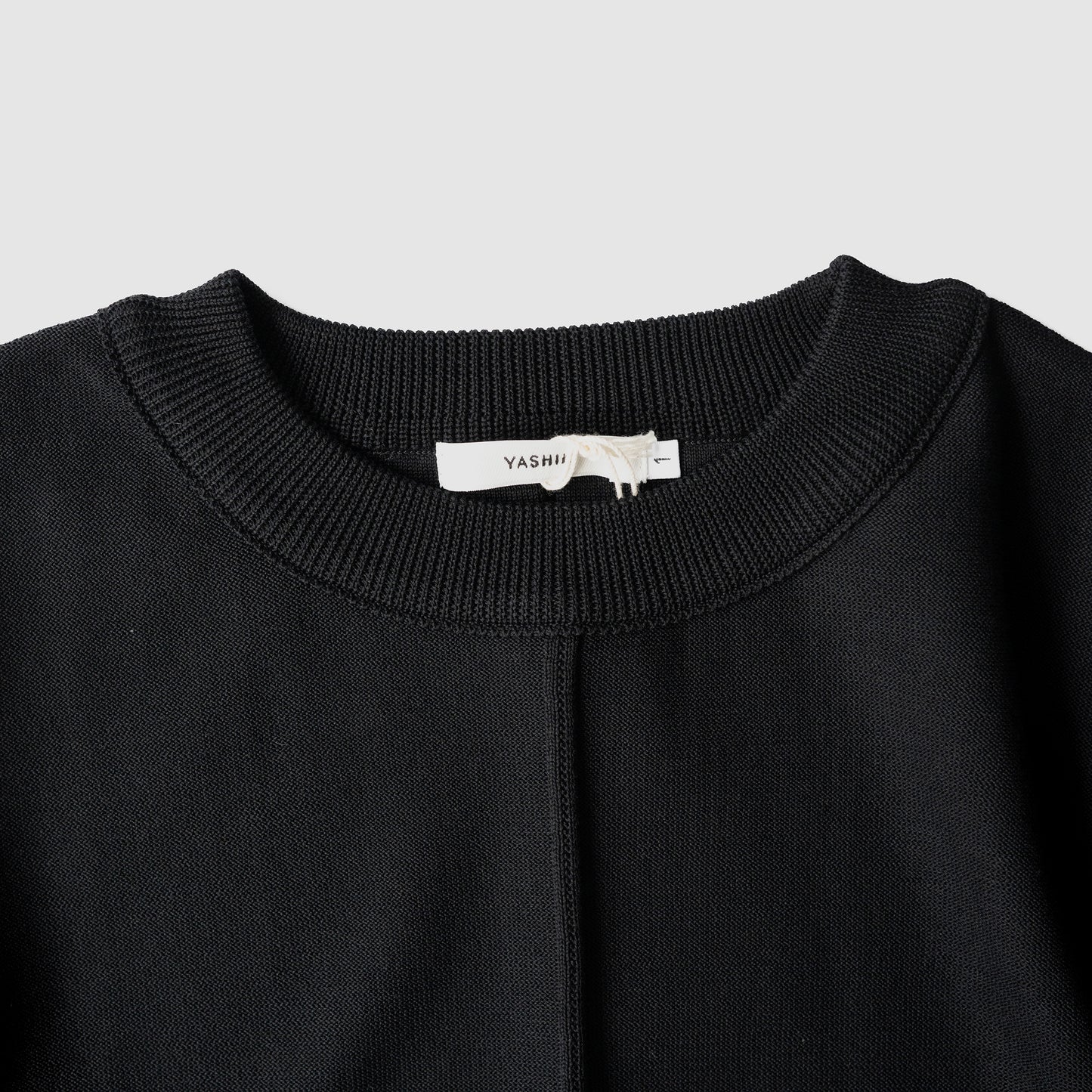 YASHIKI / Mebuki S/S Knit "BLACK"