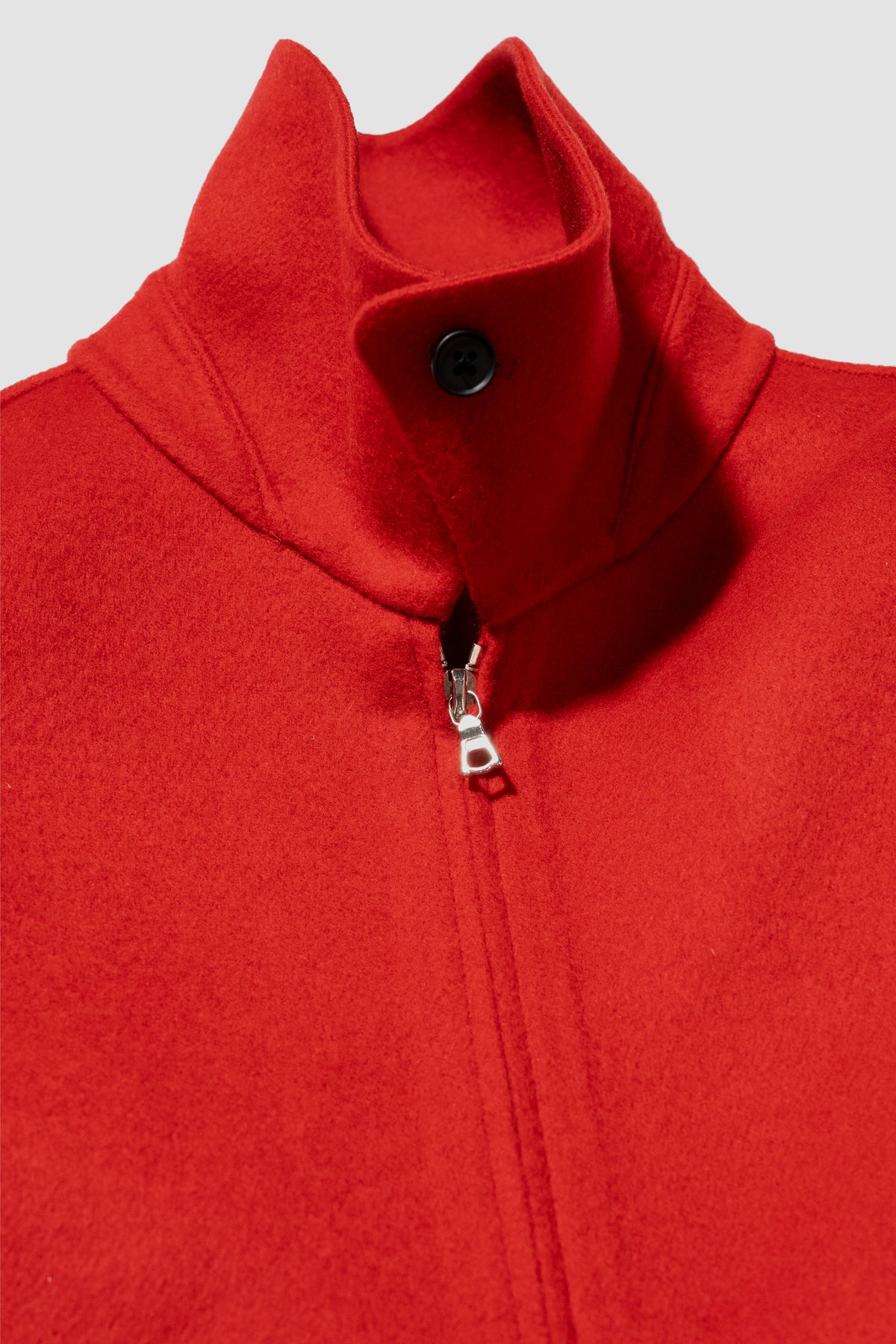 ssstein/ W/CA DOUBLE FACE CLOTH ZIP JACKET "RED"
