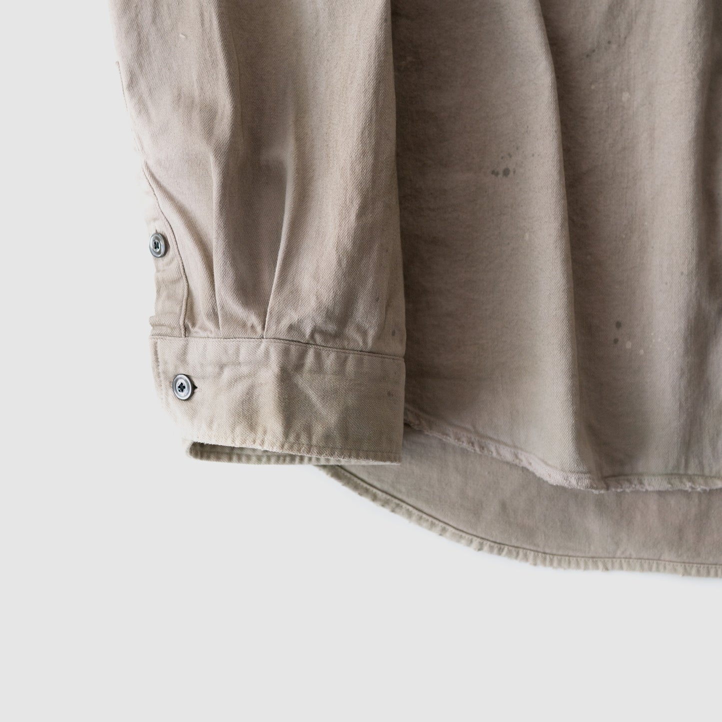 ANCELLM / DENIM DRESS SHIRT "SAND"