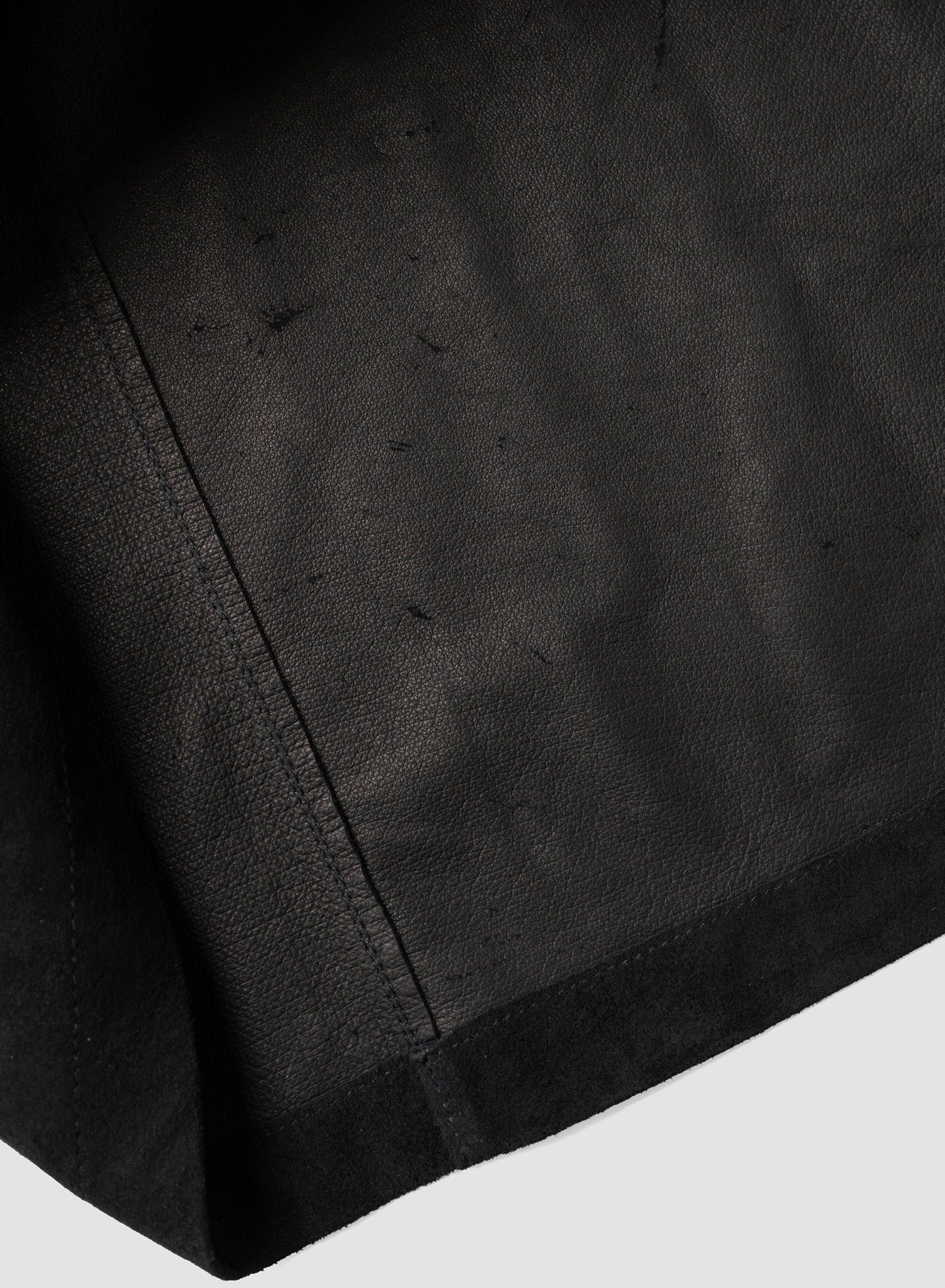 YOKE/ Pig Suede Shirt Jacket "BLACK"