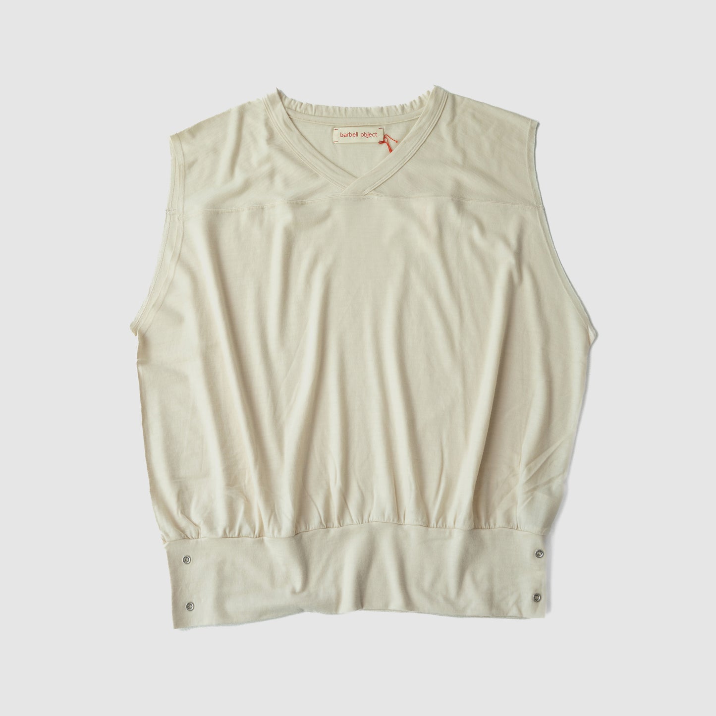 barbell object / sw ns top "ecru"