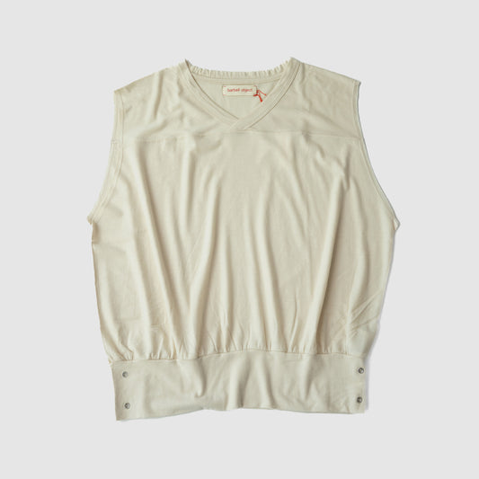 barbell object / sw ns top "ecru"