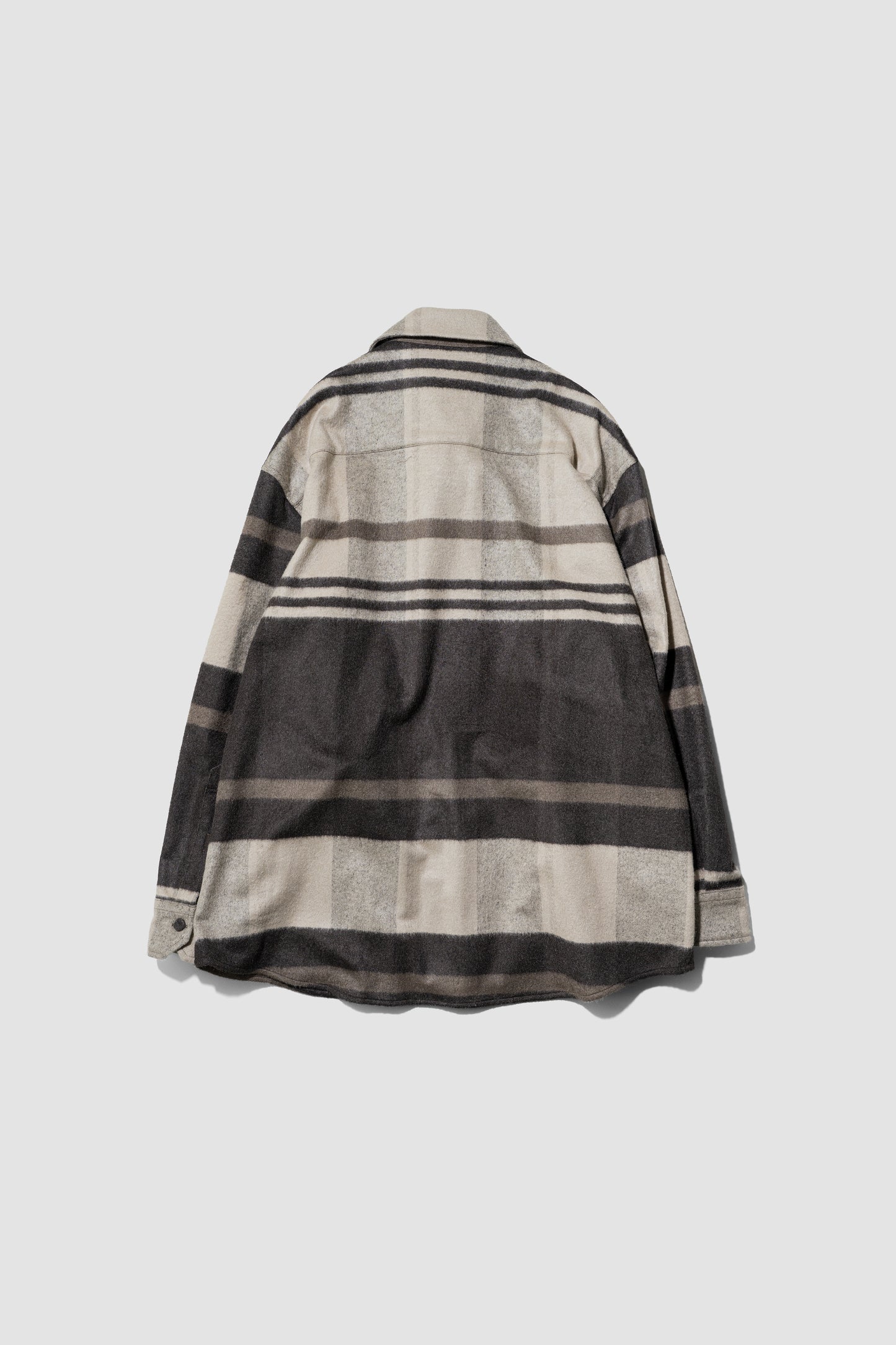 SEEALL/ EXTRAOVER SHIRTS "NATURAL PLAID"