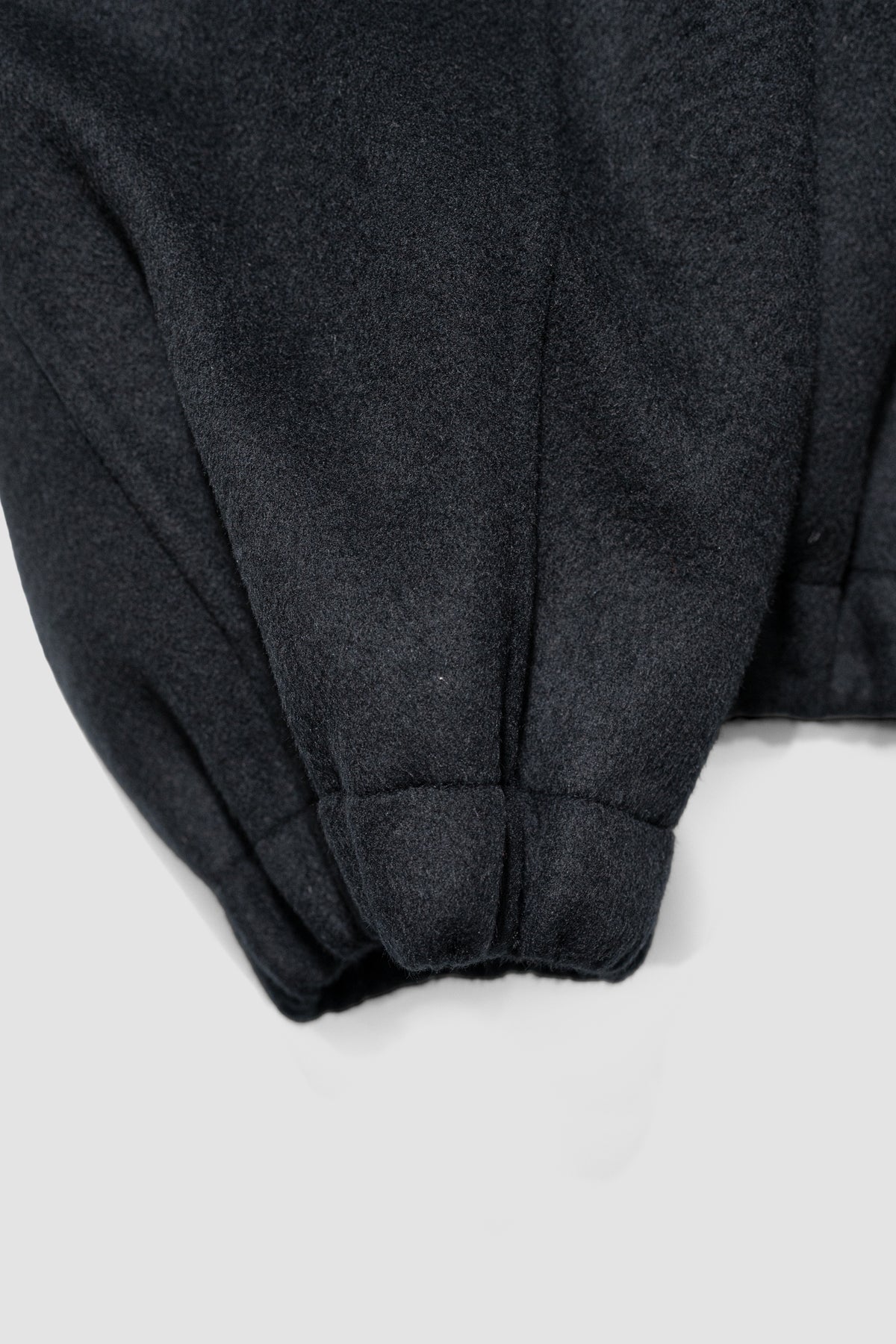 ssstein/ W/CA DOUBLE FACE CLOTH ZIP JACKET "BLACK"