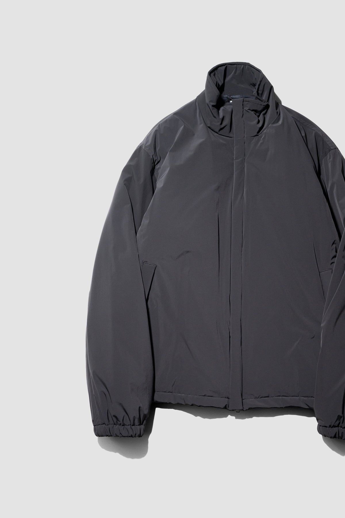YOKE/ Nylon Puffer Stand Blouson "Black"
