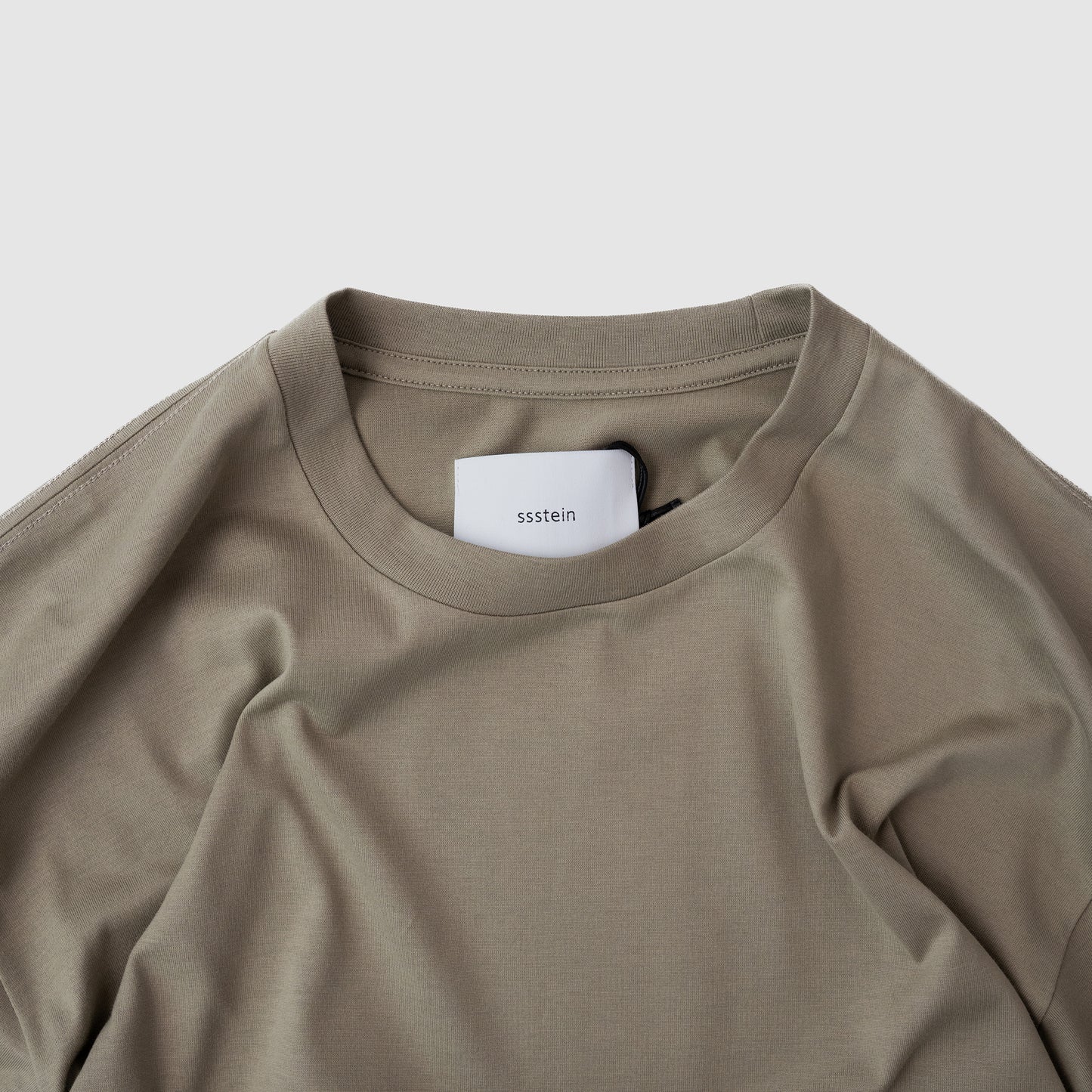 ssstein/ SUVIN COTTON BASIC TEE "KHAKI"