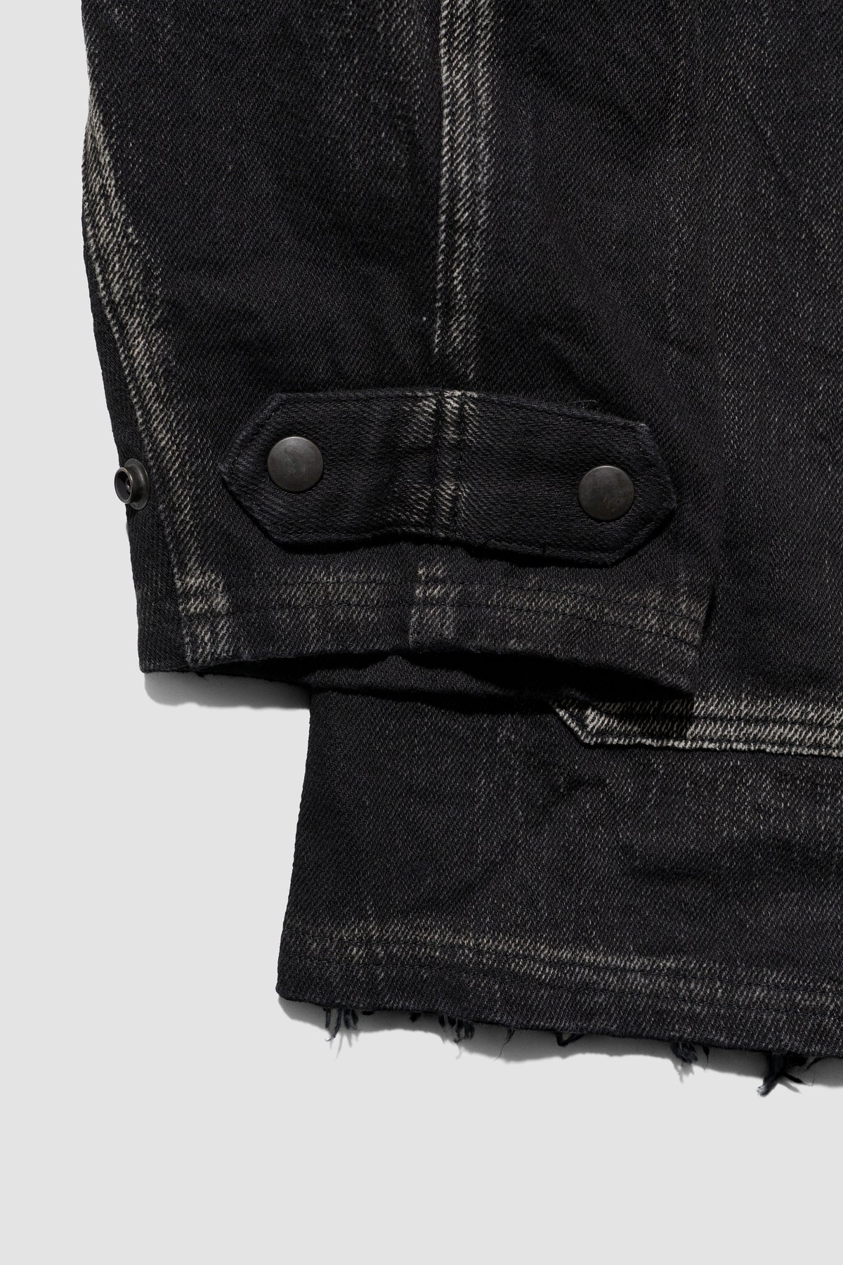 barbell object / denim coverall - ag "aging"