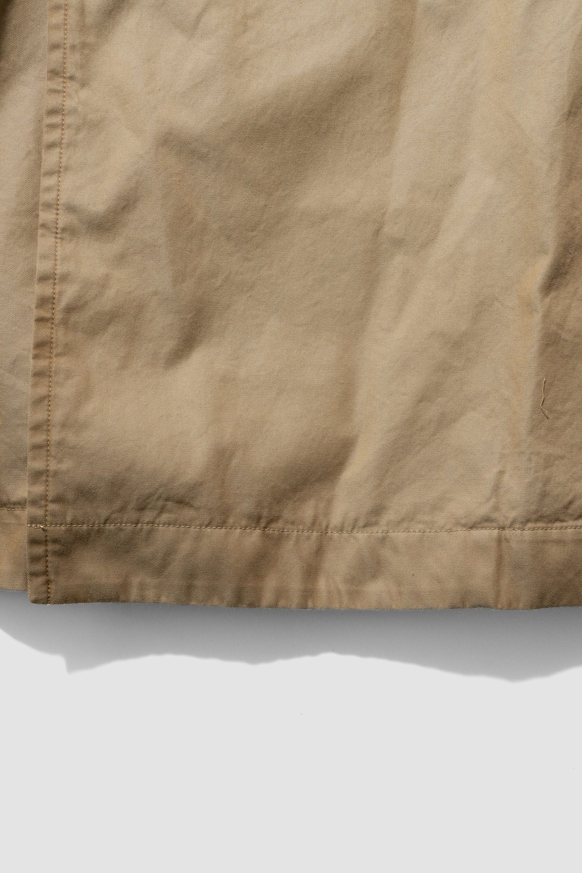 ANCELLM / AGING COTTON M.C COAT "BEIGE"
