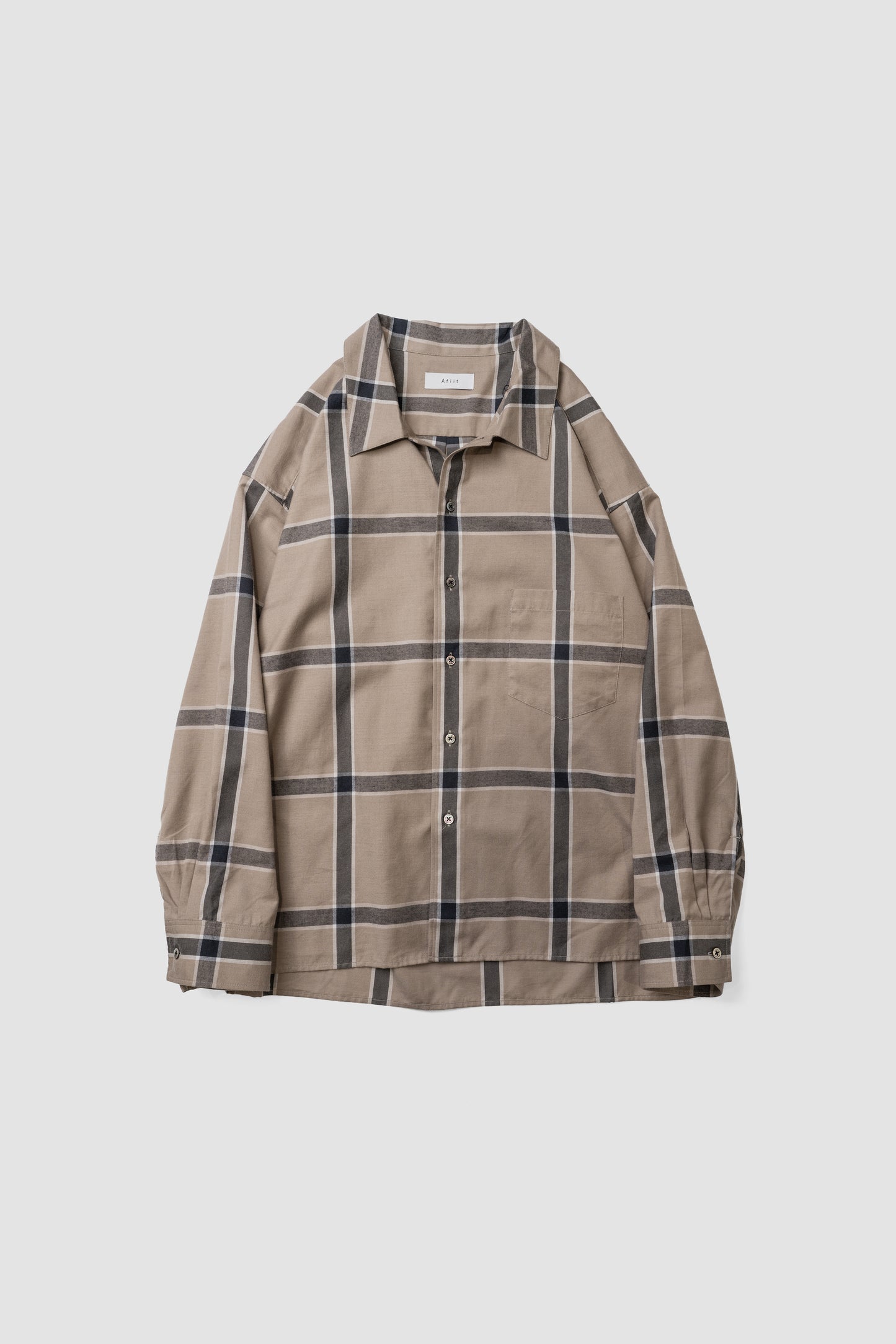 Afiit / CHECK SHIRT "BEIGE"