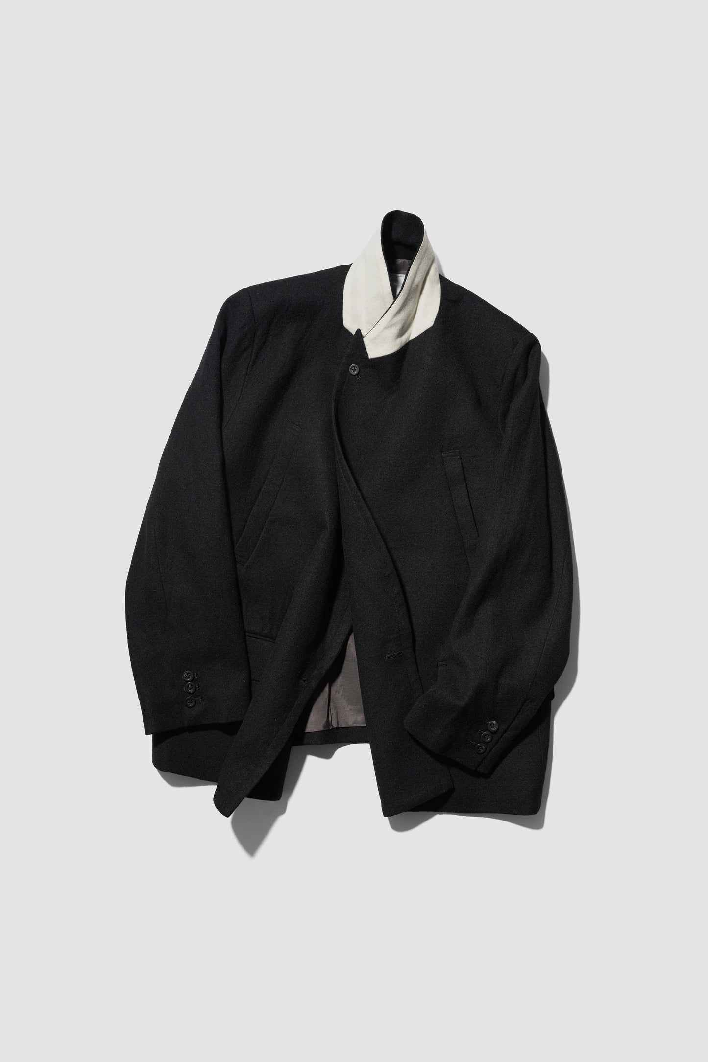 ANCELLM / DOUBLE TAILORED JACKET "BLACK"