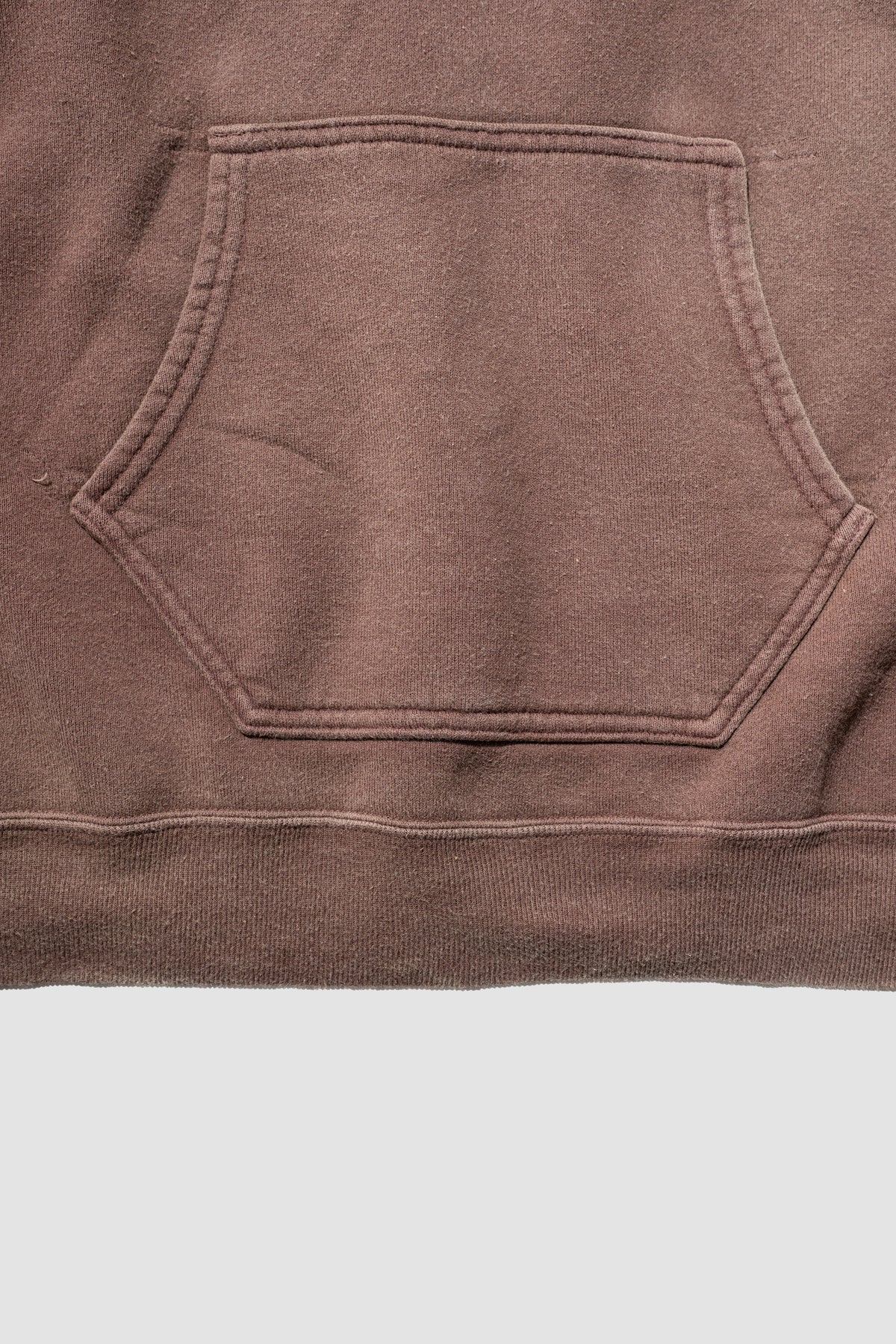 ANCELLM / FLEECE-LINED SWEAT HOODIE "MARRON"