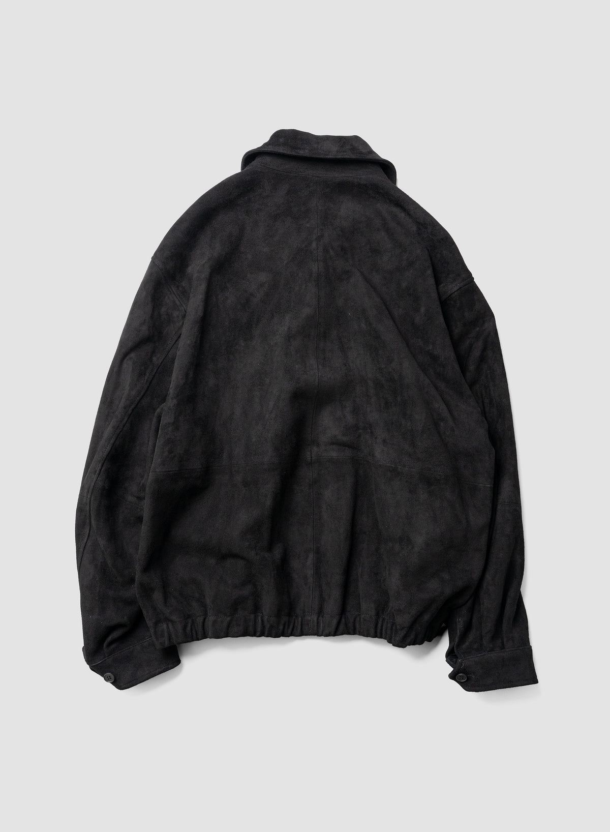 ssstein/ GOAT SUEDE ZIP JACKET "BLACK"