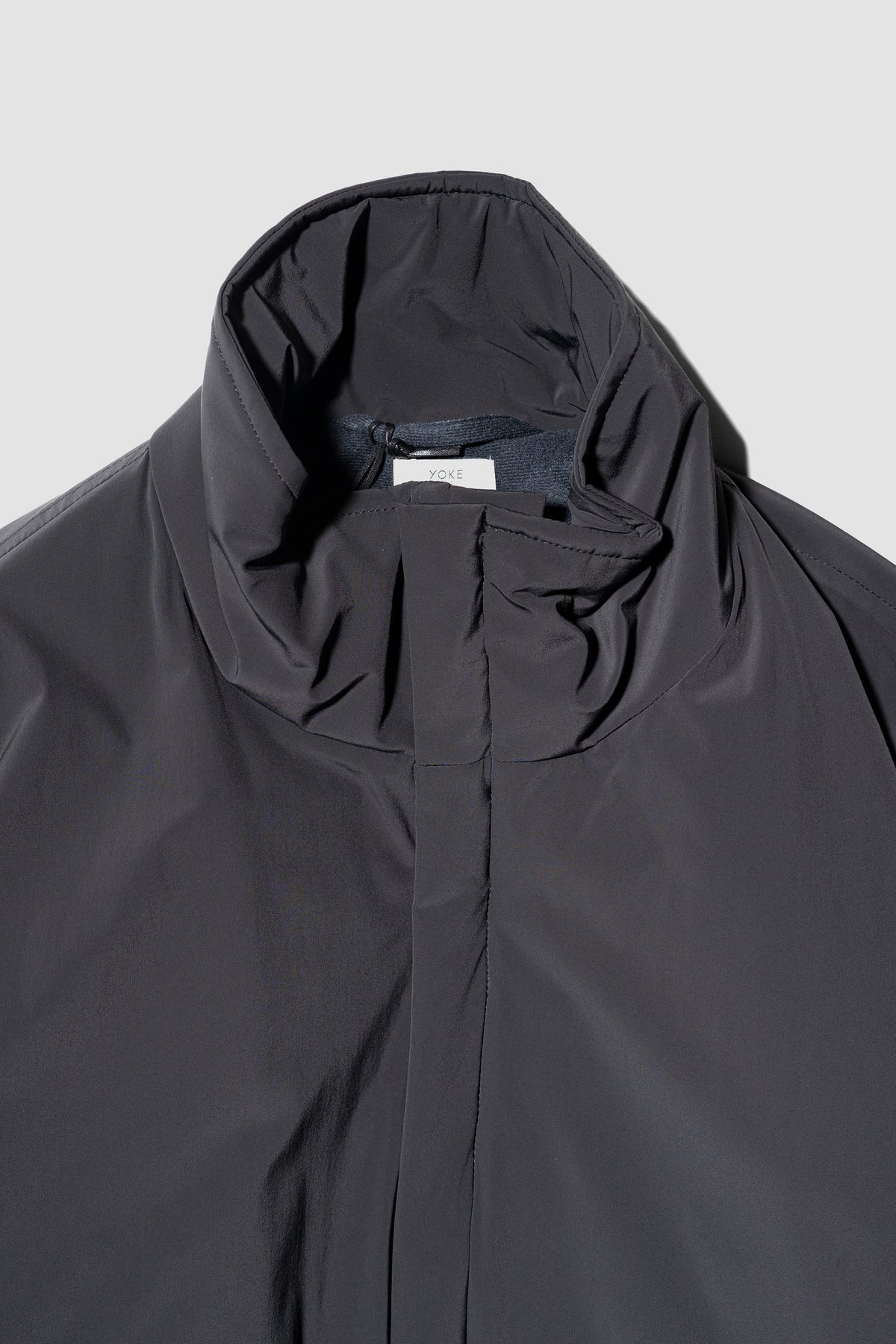 YOKE/ Nylon Puffer Stand Blouson "Black"