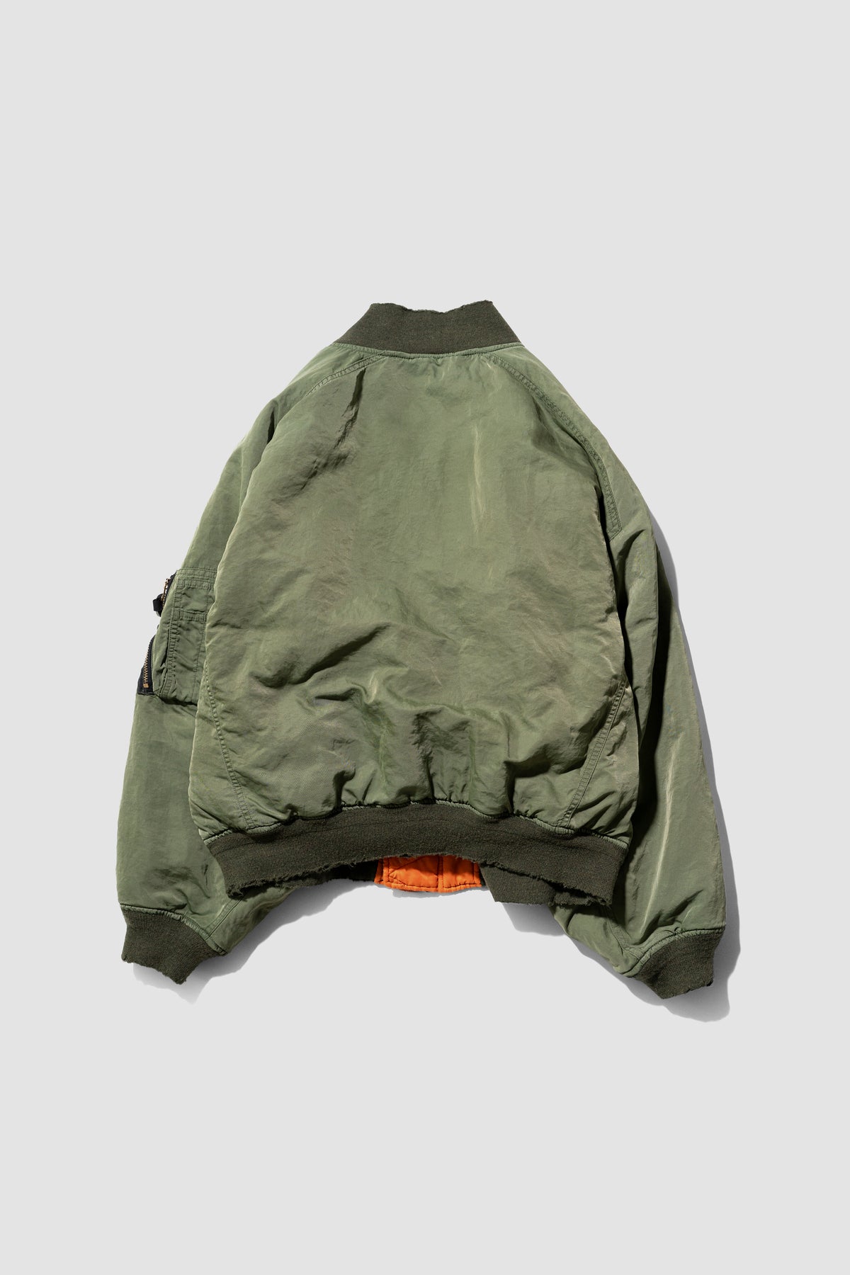 ANCELLM / AGING BOMBER JACKET "KHAKI"