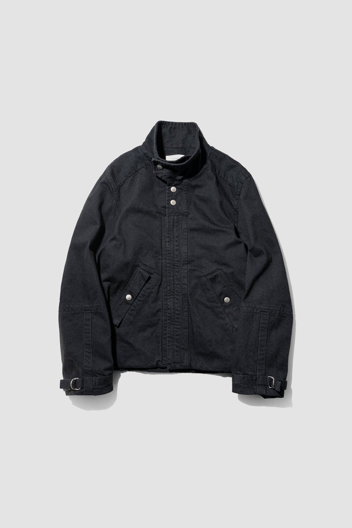 VUJA DÉ / Luca Bondage Jacket in Organic Cotton "Black"