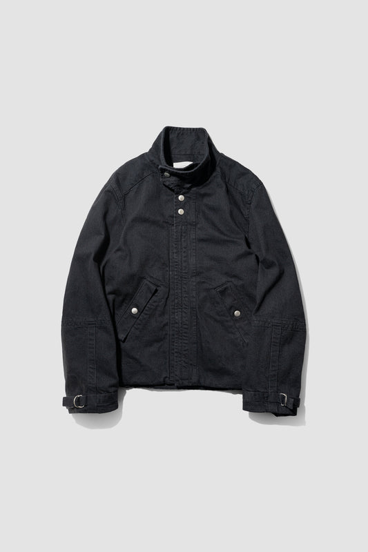 VUJA DÉ / Luca Bondage Jacket in Organic Cotton "Black"