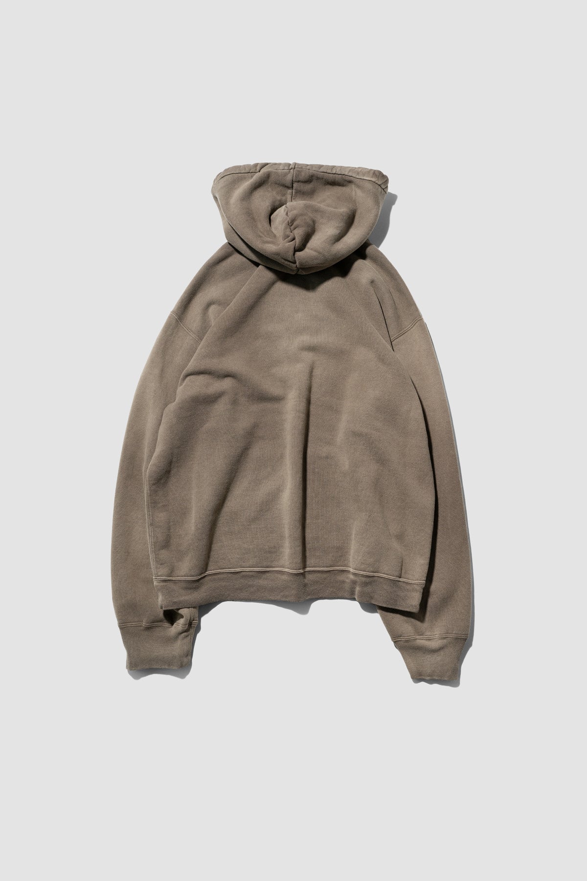 ANCELLM / FLEECE-LINED SWEAT HOODIE "P.BEIGE"