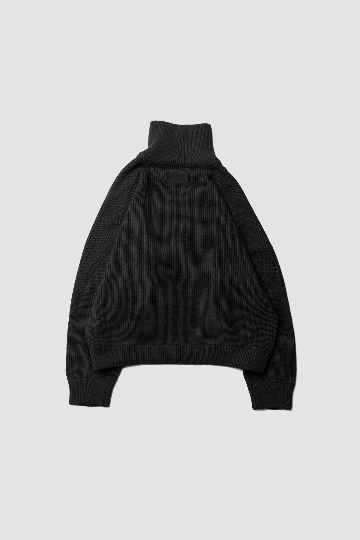 Afiit / KNIT BLOUSON  "BLACK"
