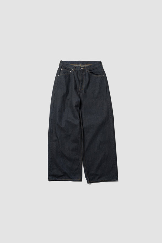 ANCELLM / STRAIGHT WIDE DENIM PANTS OW "INDIGO"