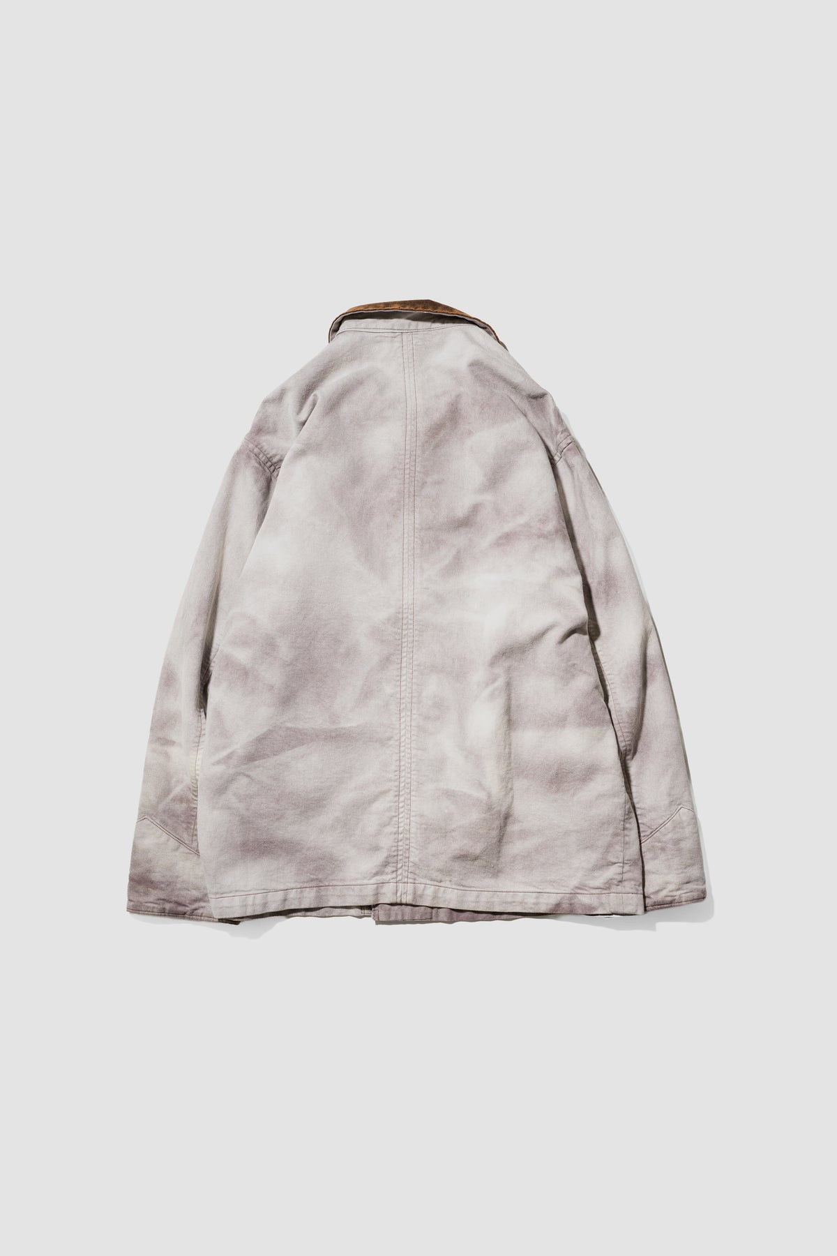 ANTHEM A/ HAND VINTAGE DYED SPARKLE DENIM JACKET "FOG PURPLE"