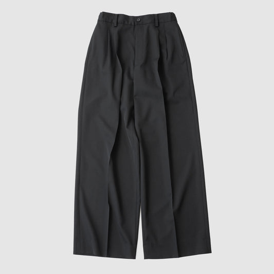 ssstein/ EASY LONG WIDE TROUSERS "BLACK"