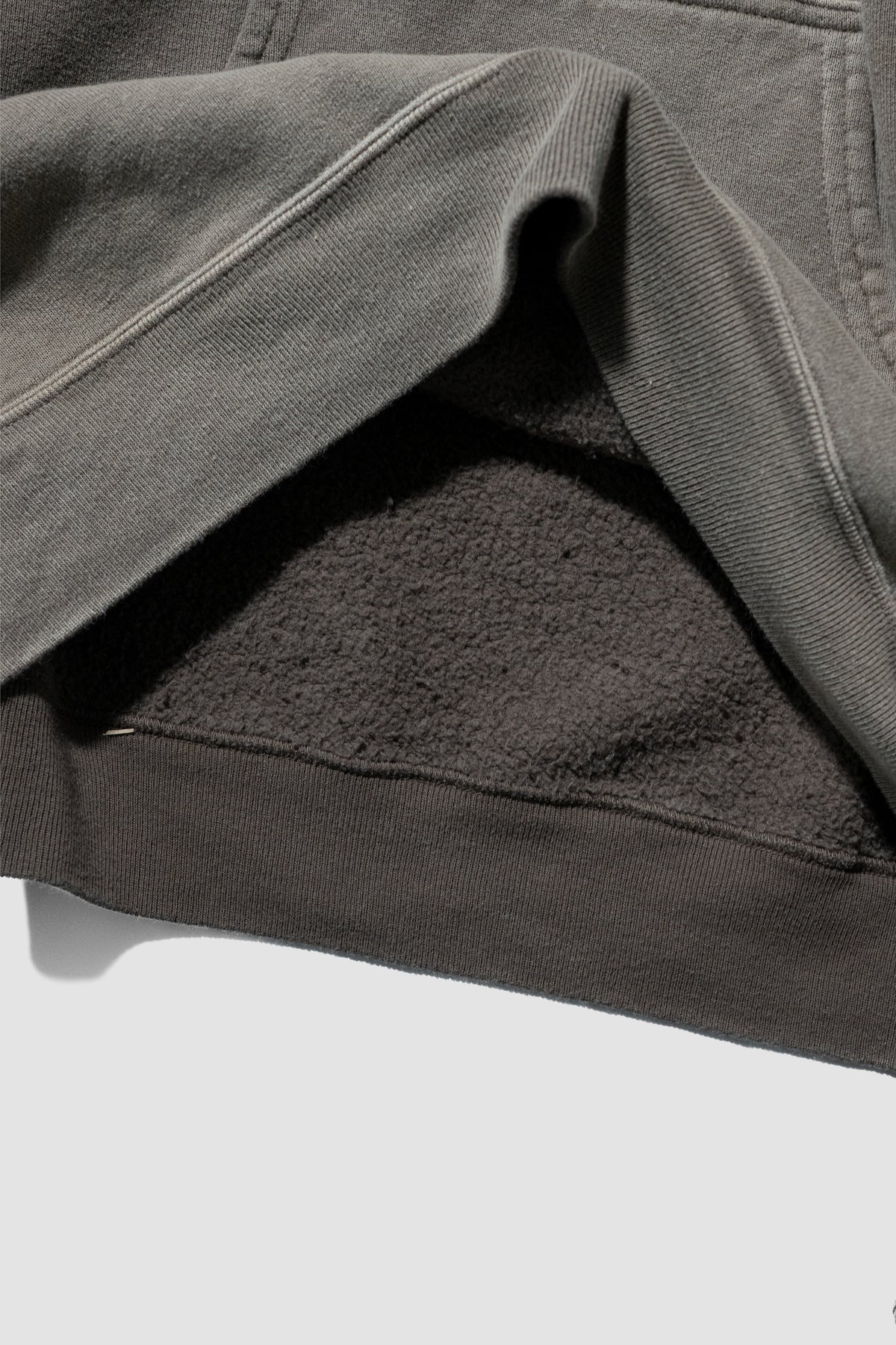 ANCELLM / FLEECE-LINED SWEAT HOODIE "P.BEIGE"