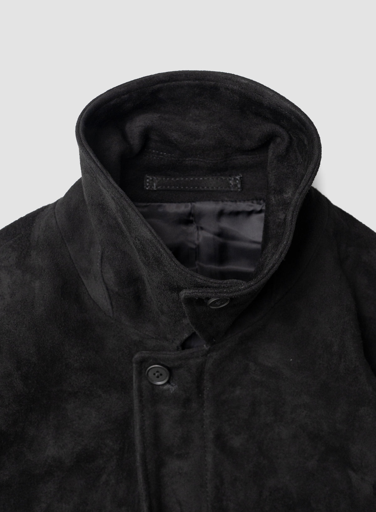 ssstein/ GOAT SUEDE ZIP JACKET "BLACK"