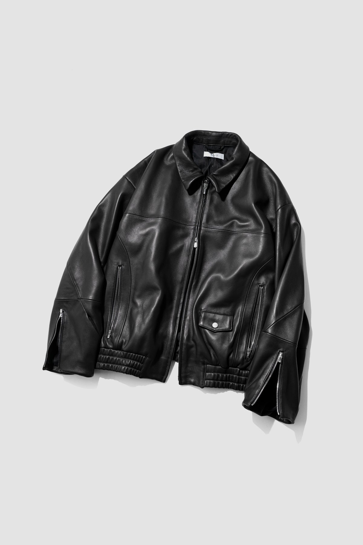 Afiit / LEATHER JACKET "BLACK"