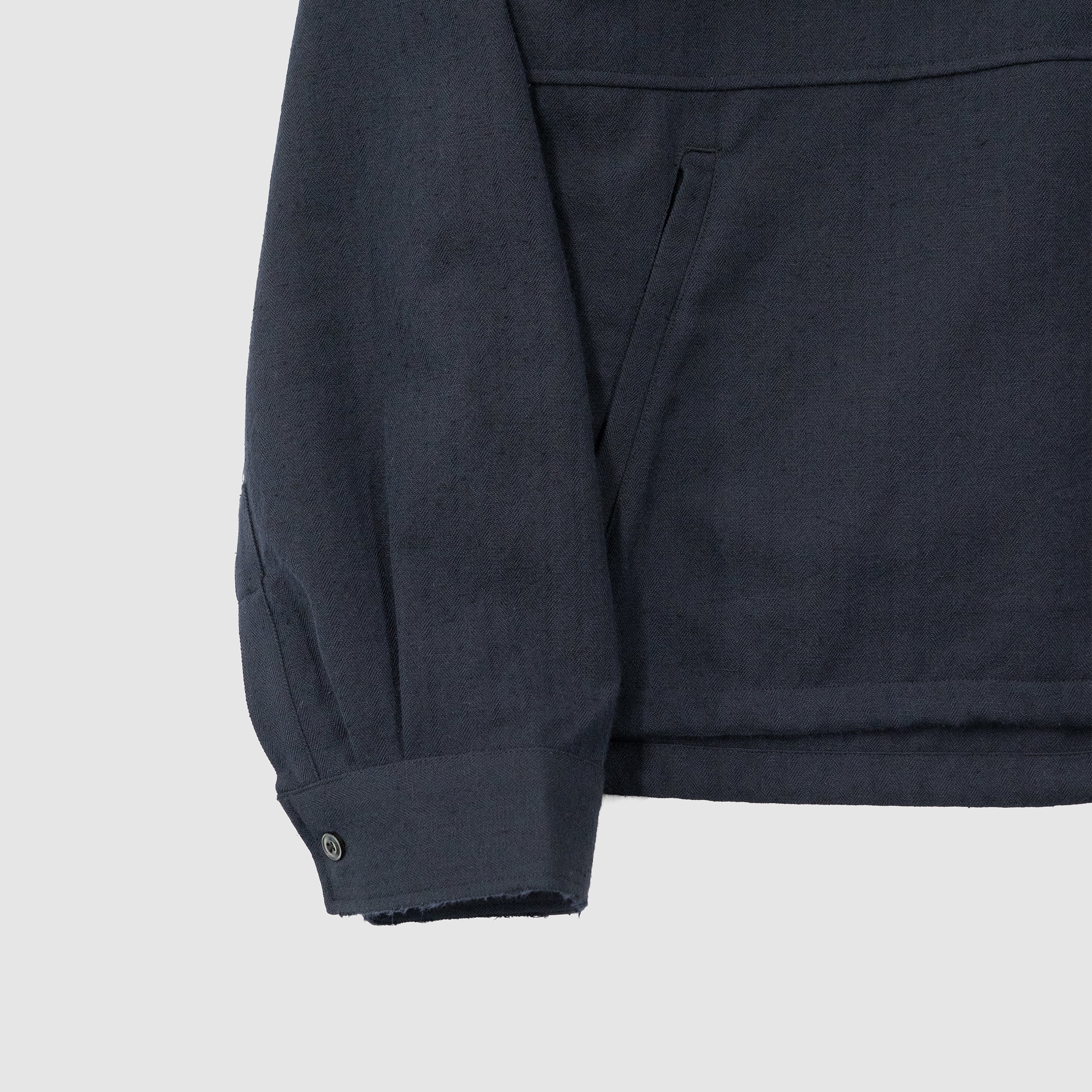 ANCELLM(アンセルム) / WOOL HALF ZIP PULL OVER SHIRT 