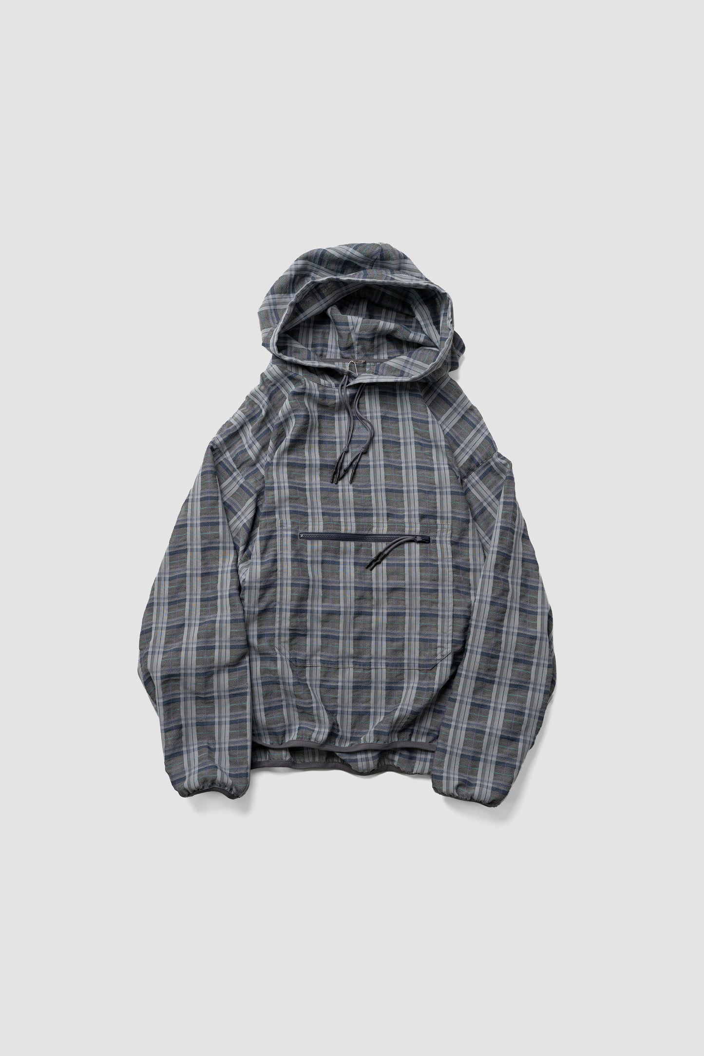 O- /  FUNNY PLAID PULLOVER "Gray Plaid"