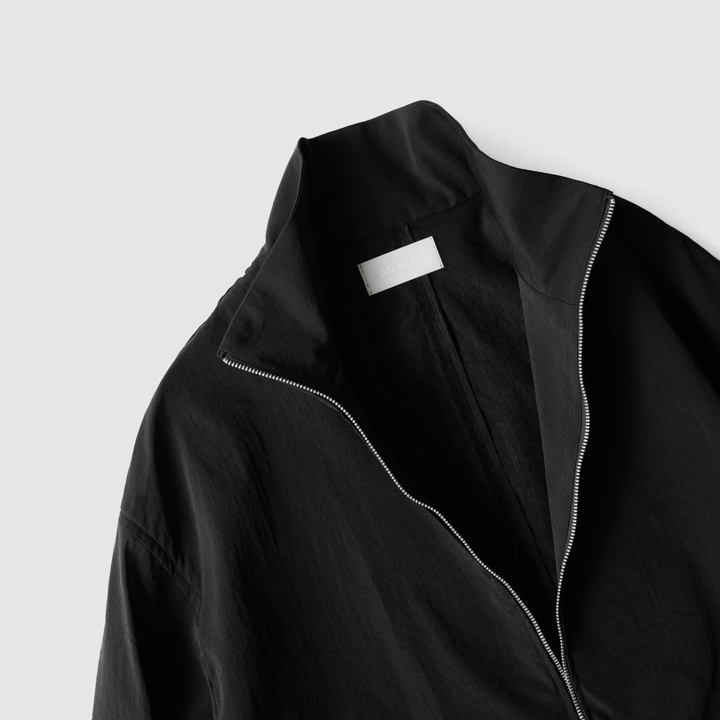 paratrait/ BARK SKIN BLOUSON "BLACK"