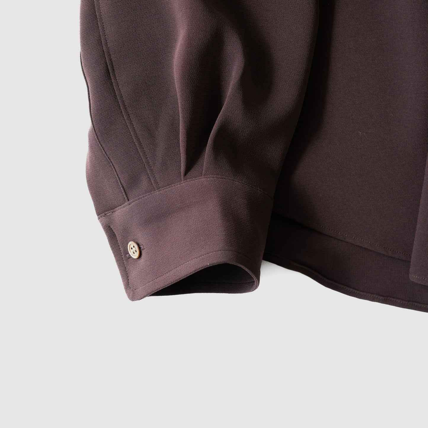 ROTOL/ Fluid Wide Shirt "BROWN"