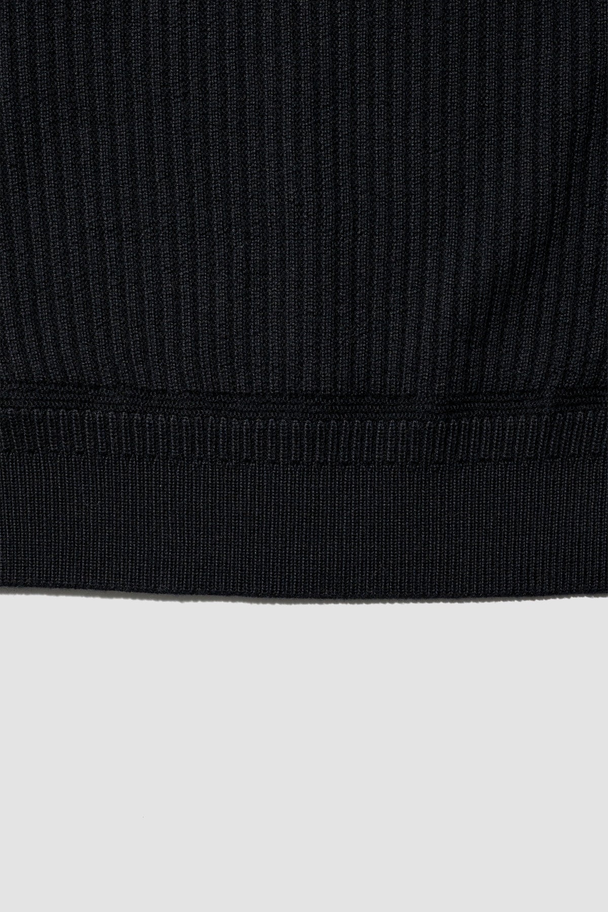 YASHIKI / Teriha Zip Polo "BLACK"