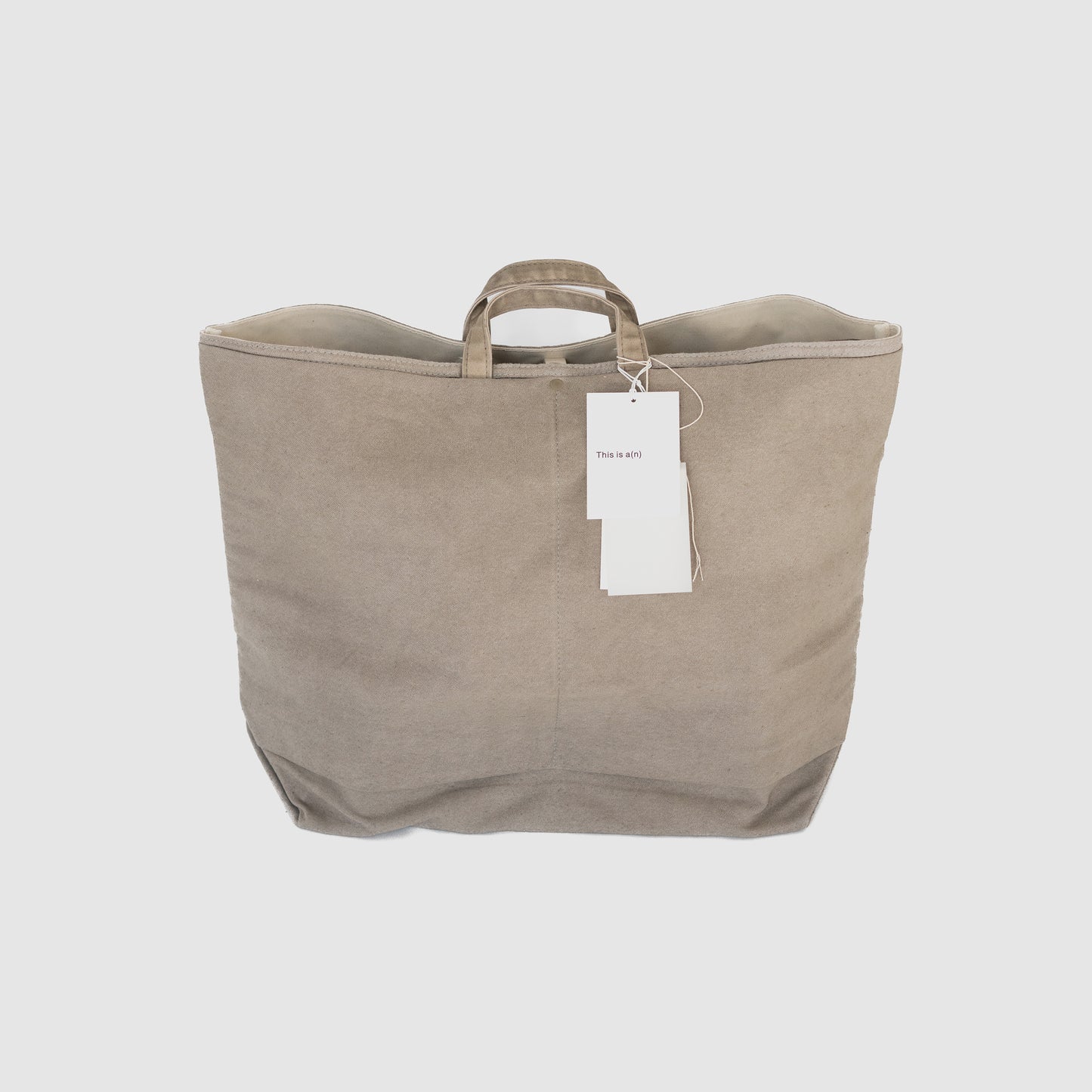 ANCELLM / ANCELLM with This is a(n) C/R DUCK BAG "GREIGE"